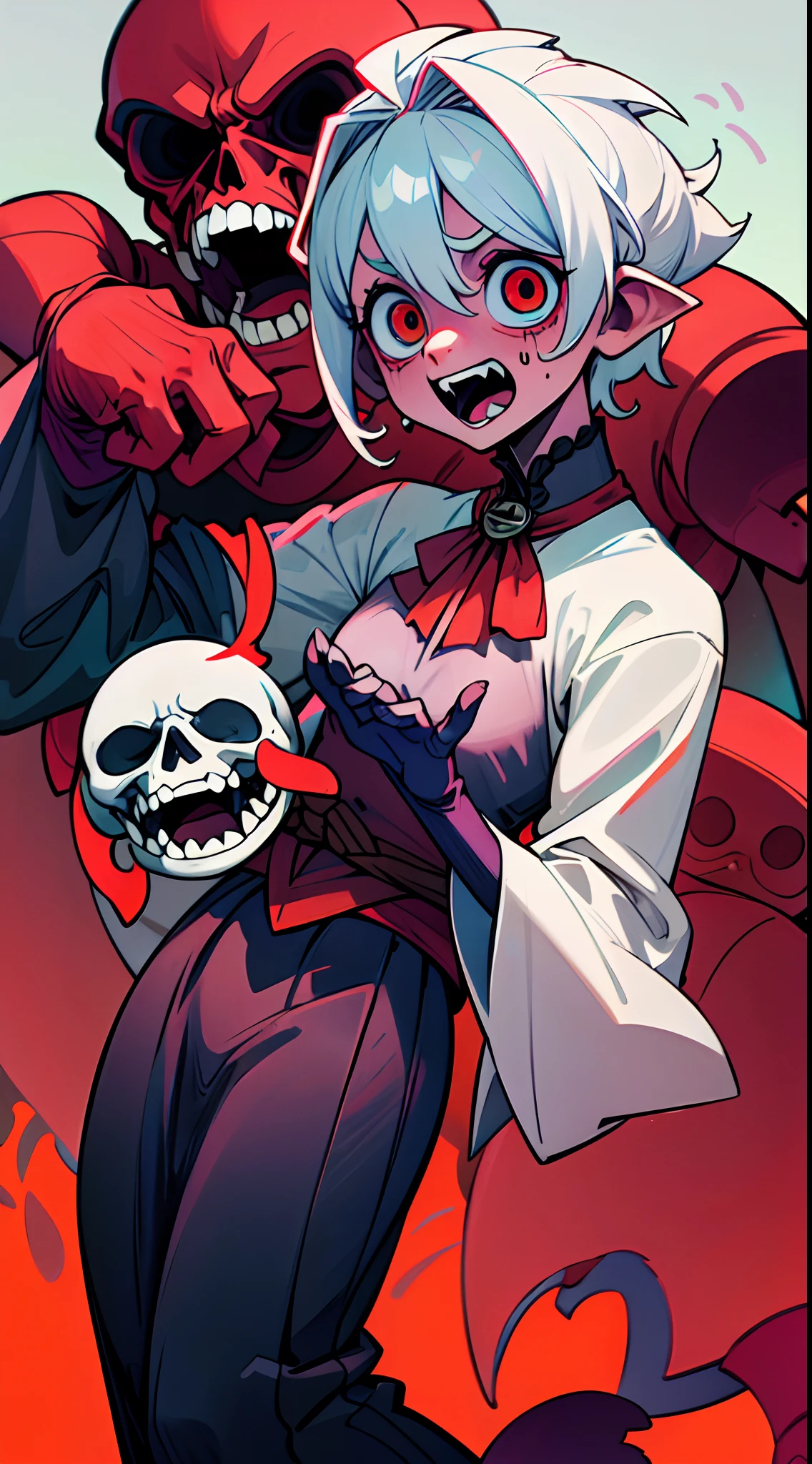 👻👹👹😱🧑🦰🥳🥳⛈️(senos medianos)(Tema de terror)