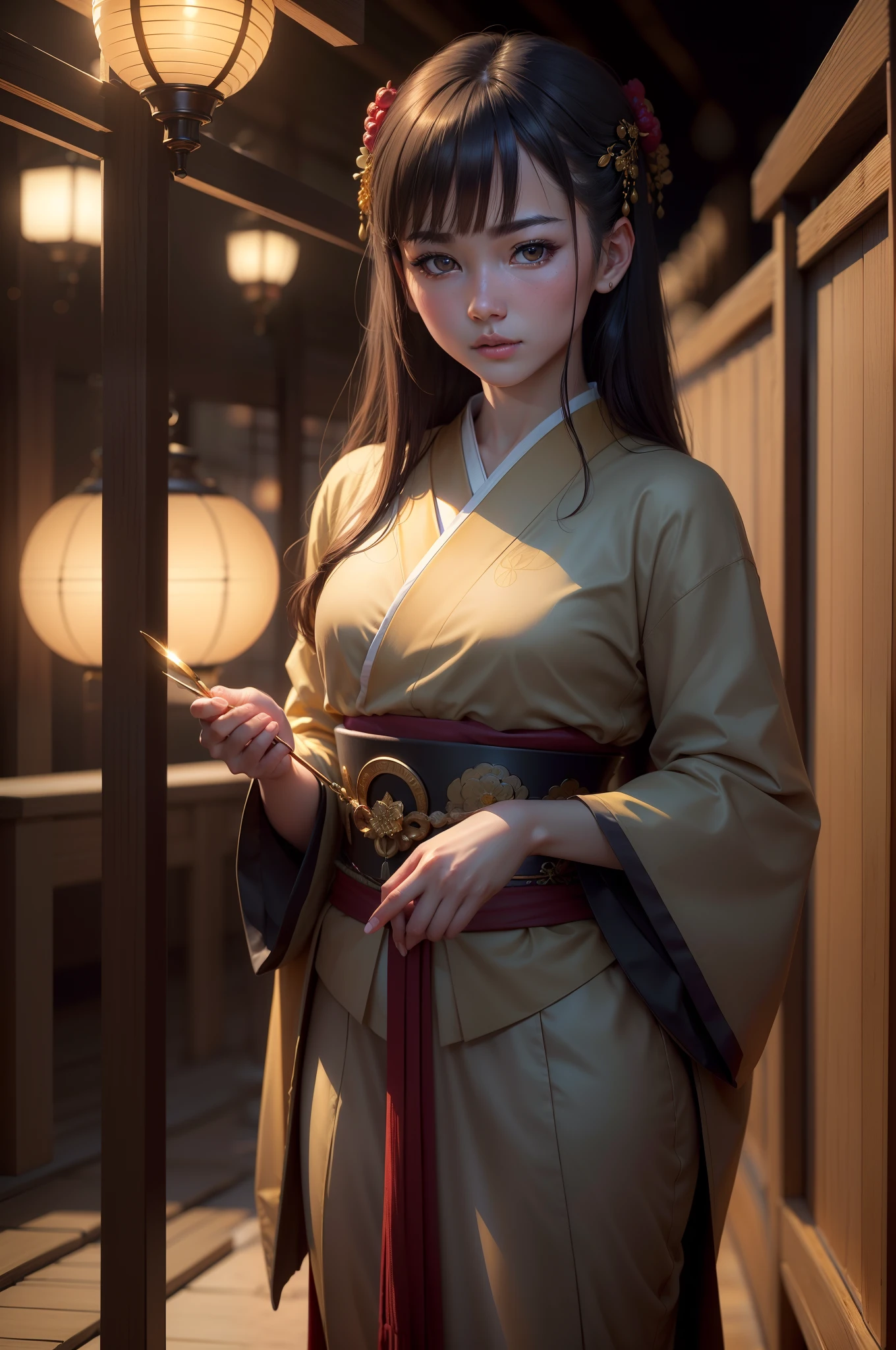 Beautiful green and white skirt and armor