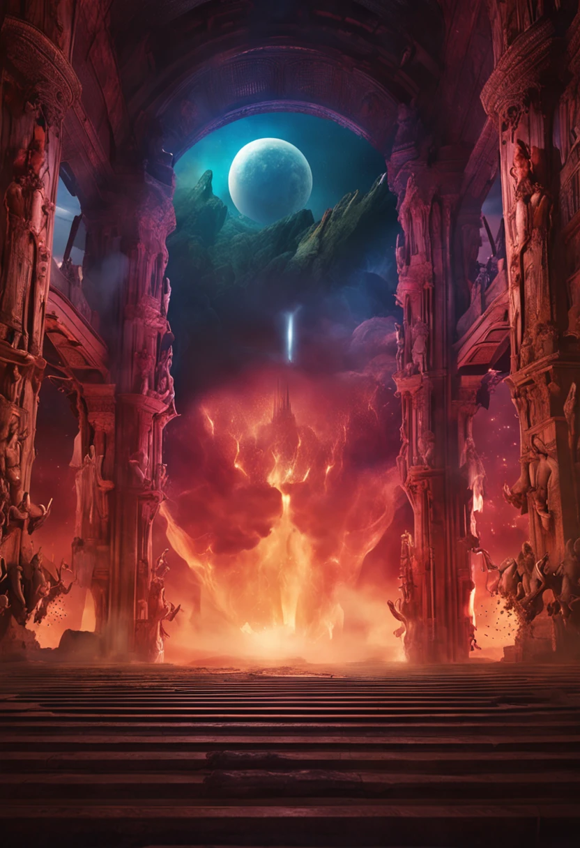 The Last Judgement in the style of British artist John Martin