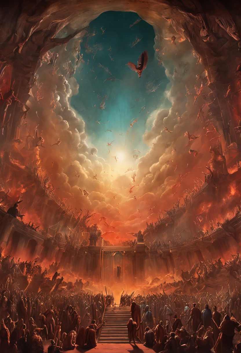 The Last Judgement in the style of British artist John Martin