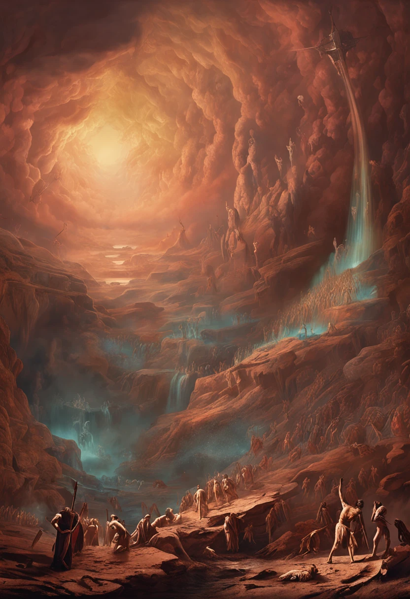 The Last Judgement in the style of British artist John Martin