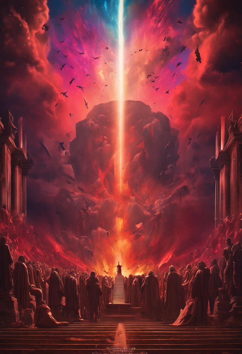 "The Last Judgement artwork inspired by the dramatic style of British artist John Martin."