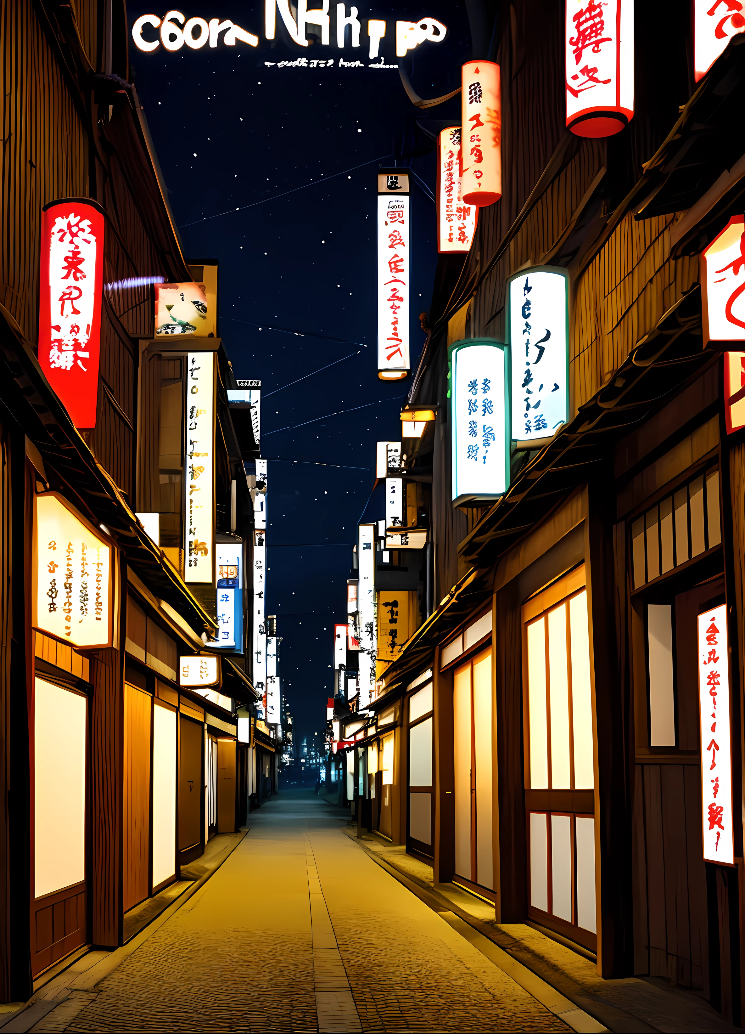 crie uma estampa de cor solida, cor branco,cor unica,  japanese, night in Japan, noturno, estilo anime, piscicodelico, sharped image