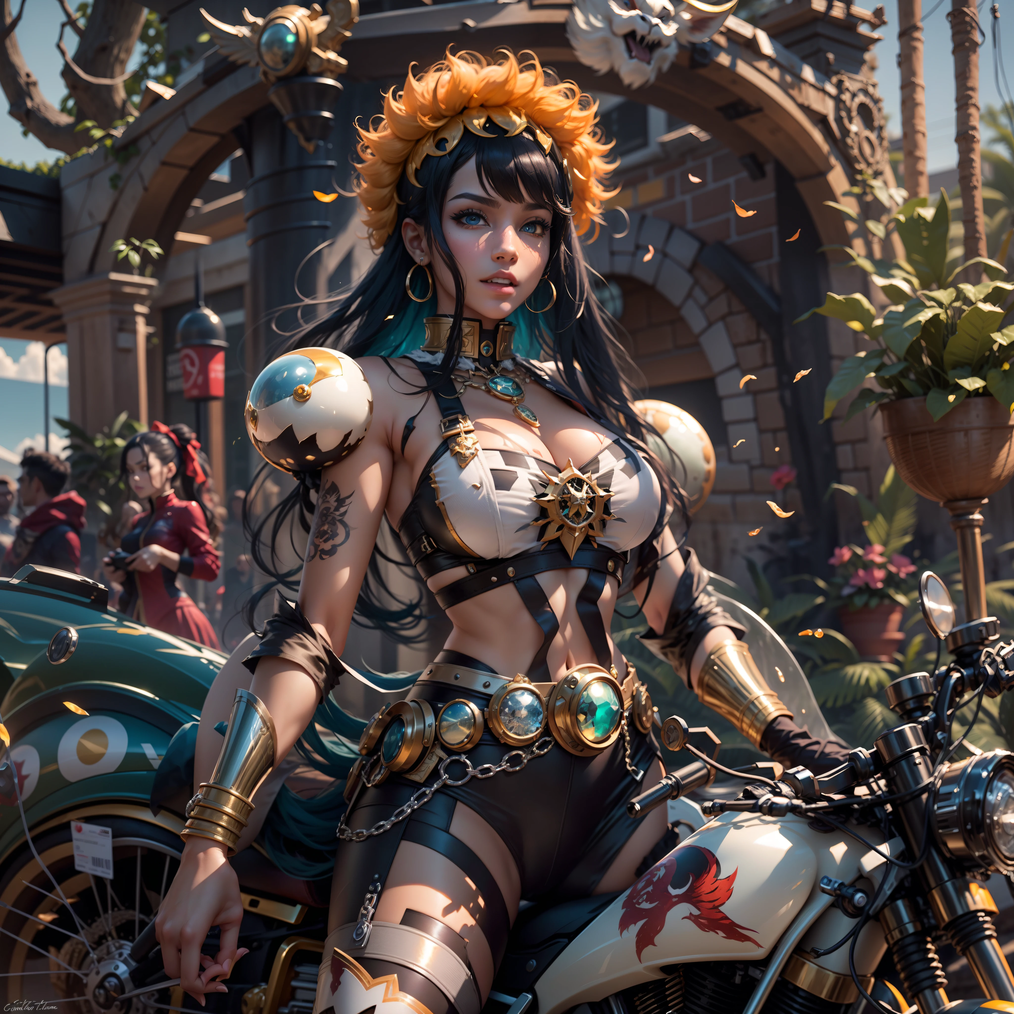 Epic Masterpiece frontSun contre-jours Goddess Beach water beholder outdoor urban, Suncraft Artificier hearth sundrop "GhostRider" ninja "Armada" contre-jours moto "Heavy Metal" Devastating Will-o'-the-wisp luminescence war battle mature female "luis Royo" dazzling ride bike, Cosplay riders richesse Amiral decorated "Nicki Minaj" Commander jukebox "beyonce" Pilots jacket cow-boy emblème Earth écusson sunLight ultra pro-Photorealistic optimal ultra high_quality opengl-shaders ultra high_detail accurate reflex ultra highres perfection graduates volumetric nettetés improved Octane_rendues UHD XT3 64K 32K 16K 8K DSLR HDR UnrealEngine5 3dcg shadow deep path analogiques hairstyle short bangs extatiques symmetrical body athletic african fullbody skin tanmed suave face cheekbones effects embarrassed glushes eye-liner saphirs saturate beaux dark eyes black pupils brown iris lazulis turquoise open mouth teeth (tongue droplet water drop of water) obvious smiles choke Floating Jacket Eccentric Cape Levitating Shoulders-Off Shirt Lace Clavicles White Papillotes embroidered leathers breasts reveal sideboob satin livid yellow orange corsait thick felt skirts matching bristles ample swinging spinels navel waist belt-chastity revealing heart padlock silver agate pubis scarlet pubis-hairy indigo bristles protrusions silk Snap-lock tin gold garters thighs legs stainless steel boots gothic decorated onyx, rubis summons milkweed floraison invoques viceroy magic incandescentes creatures CGSCOSITY butterfly Cristallines Wings (EOS R6 135mm 1/1250s f/2.8 ISO400) Monarch, Mecha Canon-ion flash blow glow dramatic opale weapon, straight outfits armor heavy chrome metallic flat rune lava bands population antenne Tourmaline glyphes plasma brasses cuivres fullbodye "cyberpunk" motocycle, background forest Equirectangular 360 monster Fire Blast Flame Engravings Chef-D' tattoo (par Michelangelo) Bruce_Weber sex girls naked nsfw varied multi etc.