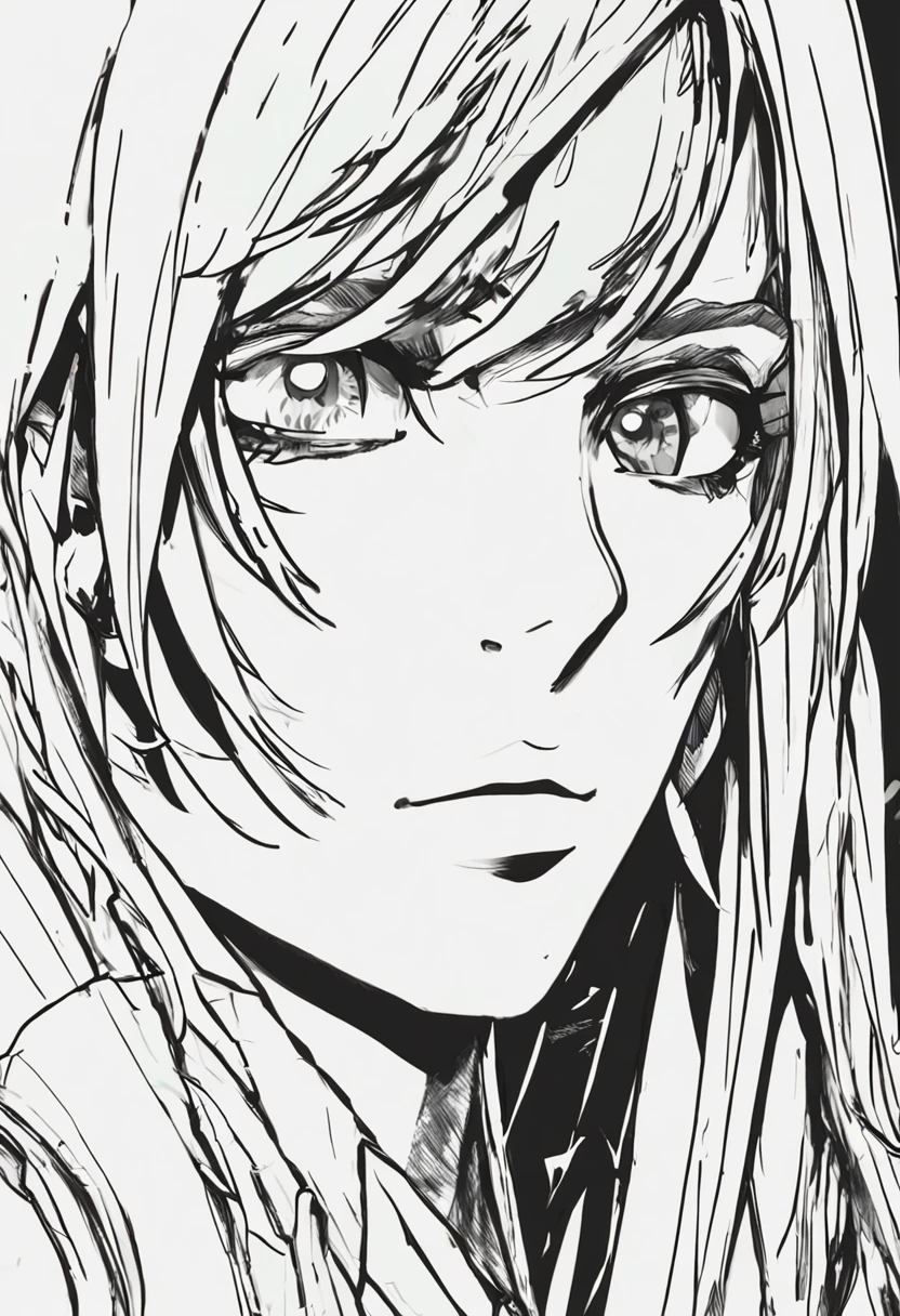 Anime,2d,preto e branco, cabelo verde, Adulto, 17 anos, guerreiro, fazendeiro, pobre, medieval , sorrindo, graves, triste foco no rosto, melhor qualidade, obra prima, 8k, 32k