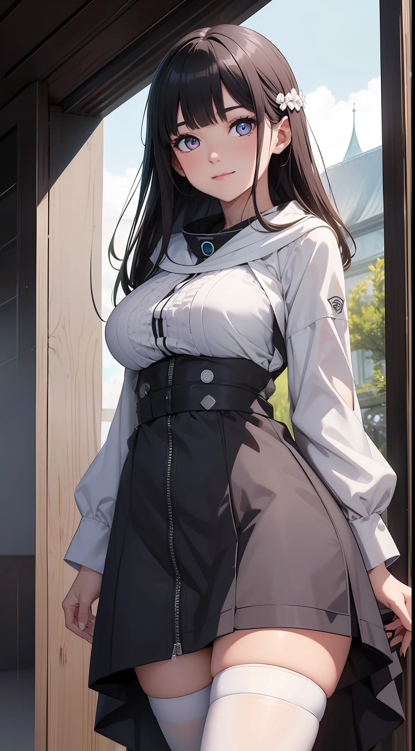 ((Top Quality, 8K, Masterpiece: 1.3)), Sharp Focus: 1.2, Cute Beauty with Perfect Figure: 1.4, Slim Big: 1.2, ((Black Casual Hairstyle, Big: 1.2, Big: 1.2)), (Oversized Shirt, Buttoned Shirt, Open Shirt, White Shirt), (Men's Shirt), (Semi-nude, Ecstatic, Standing: 1.2, Sexy Pose), (( Simple balcony: 1.3 created mainly by women)), very detailed face and skin texture, fine eyes, double eyelids, slave chains, slave collars, harnesses, wide-eyed, tongue-out,-tongued, crazy, open mouth, screaming, ahe-face, rough breathing, blushing, sweat,