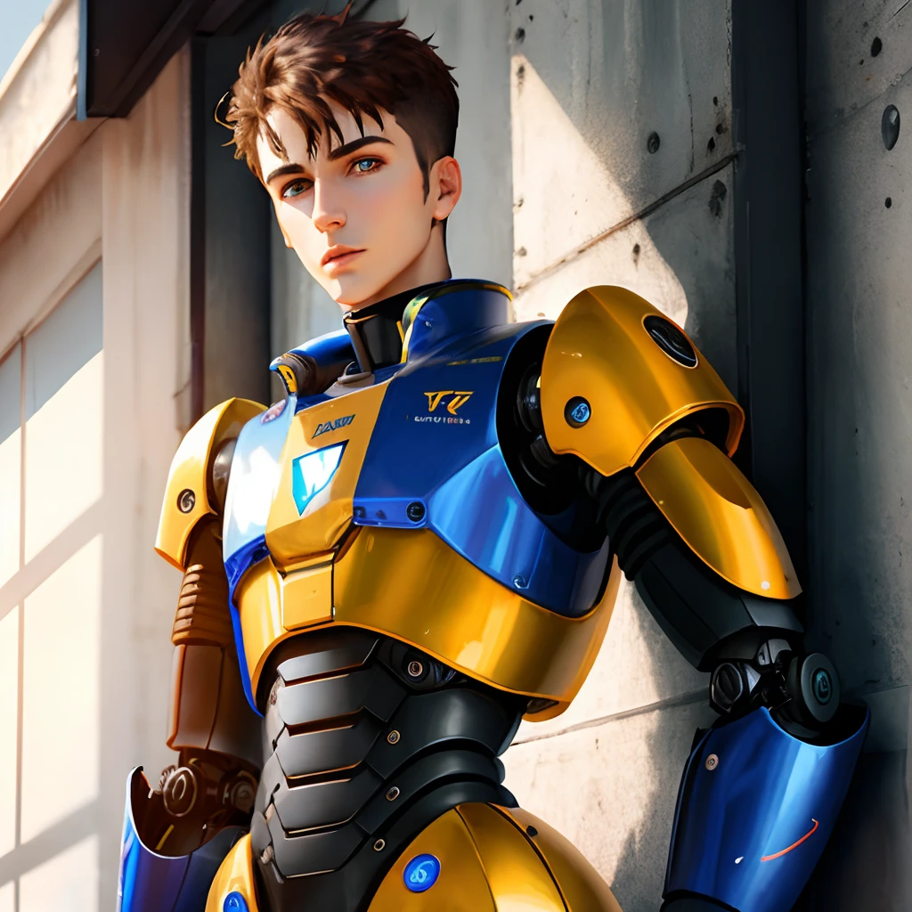 Male humanoid robot