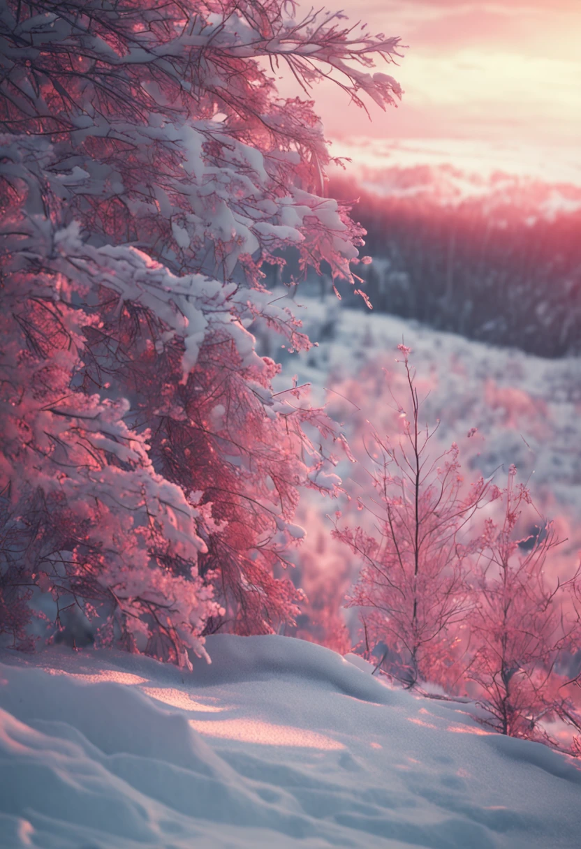 full bodyesbian,Seductive body lines,4k,Snow day background,brunette color hair,cheeks slightly red,extremely beautiful