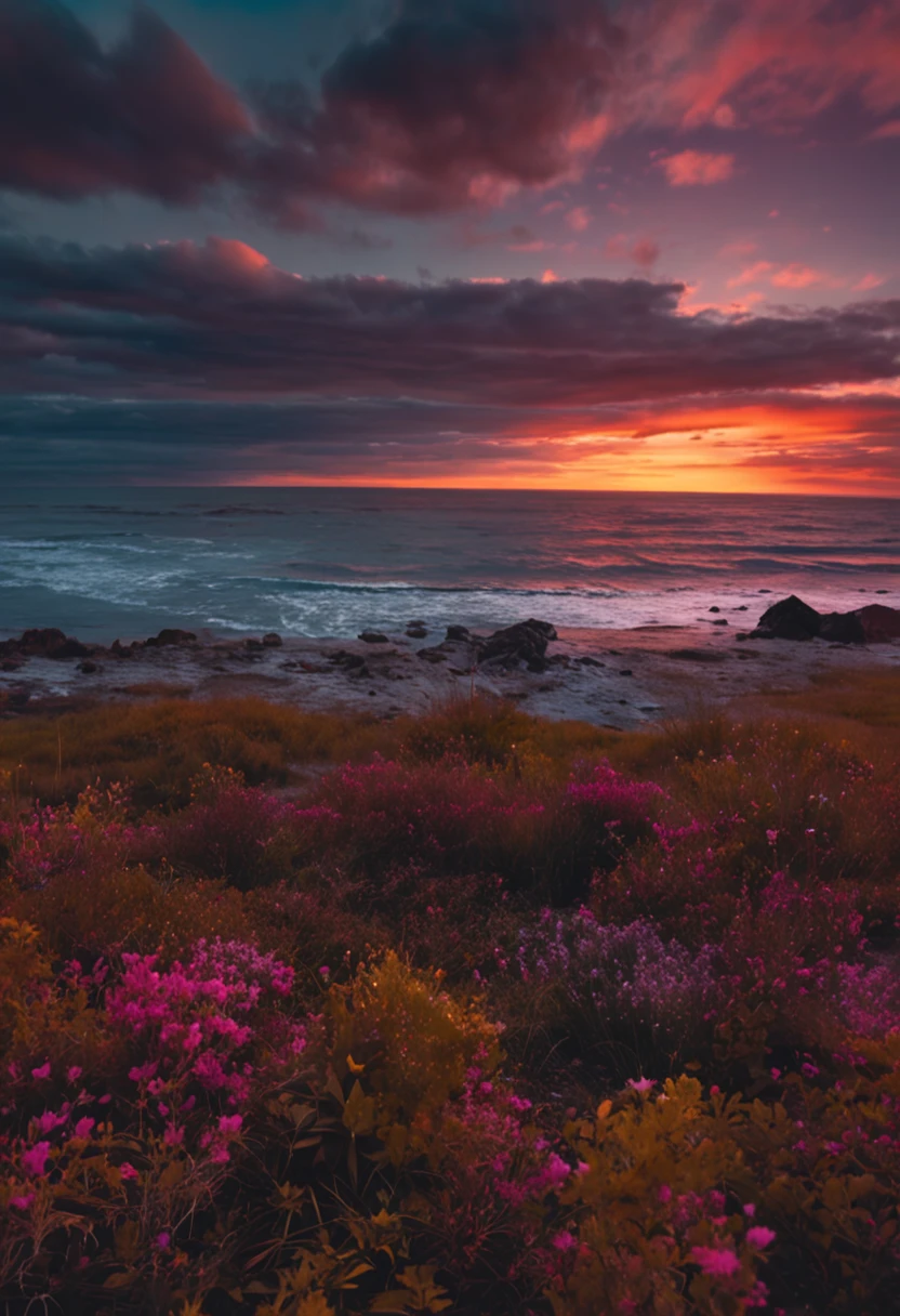 stars shining late in the sunrise