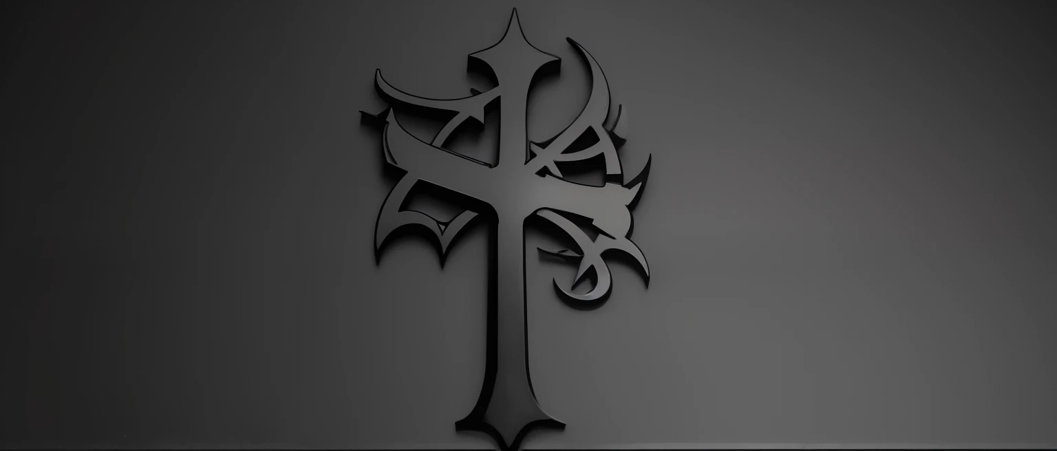 a closeup of a cross with a dragon on it, logotipo da banda de black metal, logotipos de metal preto, leviathan cross, simbolismo ortodoxo diesel punk, cruz, ancient symbol behind it, symbol for the word ersatz, inspired by Kōno Michisei, Santa Cruz, Ankh Symbol, design de tatuagem conceitual, ankh