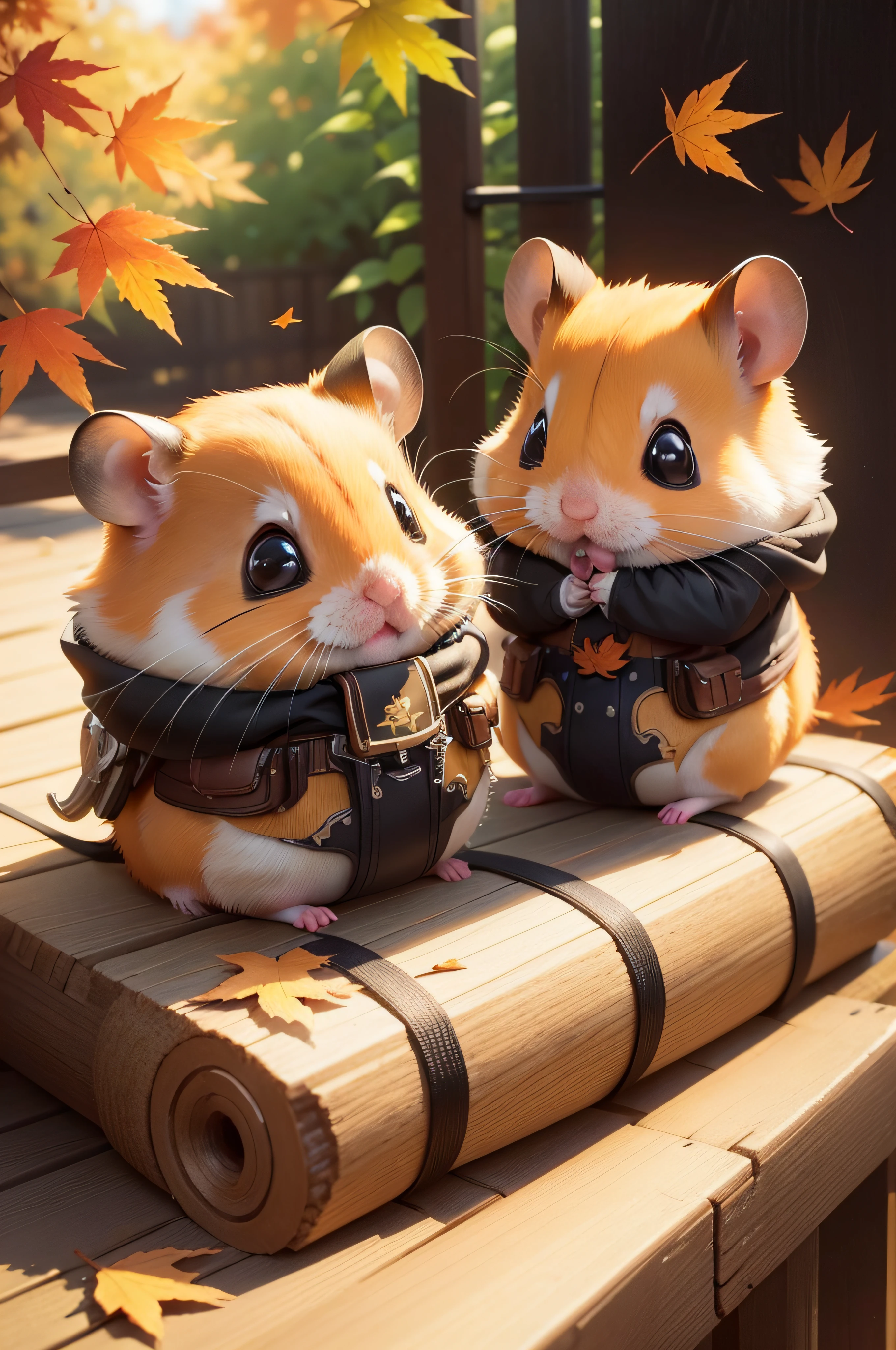 there are many hamsters that are sitting together in the sun, hamsters, maplestory mouse, cute mouse pokemon, cute digital art, cute detailed digital art, hamsters holding rifles, adorable digital painting, cute artwork, 🍁 cute, 4 k manga wallpaper, cute anime, hamster, cute detailed artwork, cute creatures, hd artwork, cute art style, lovely and cute