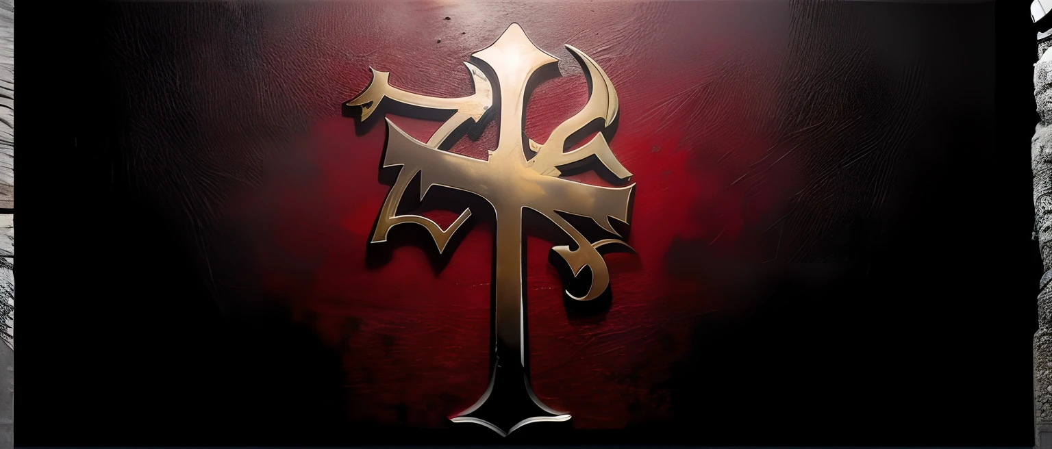 a closeup of a cross with a dragon on it, logotipo da banda de black metal, logotipos de metal preto, leviathan cross, simbolismo ortodoxo diesel punk, cruz, ancient symbol behind it, symbol for the word ersatz, inspired by Kōno Michisei, Santa Cruz, Ankh Symbol, design de tatuagem conceitual, ankh