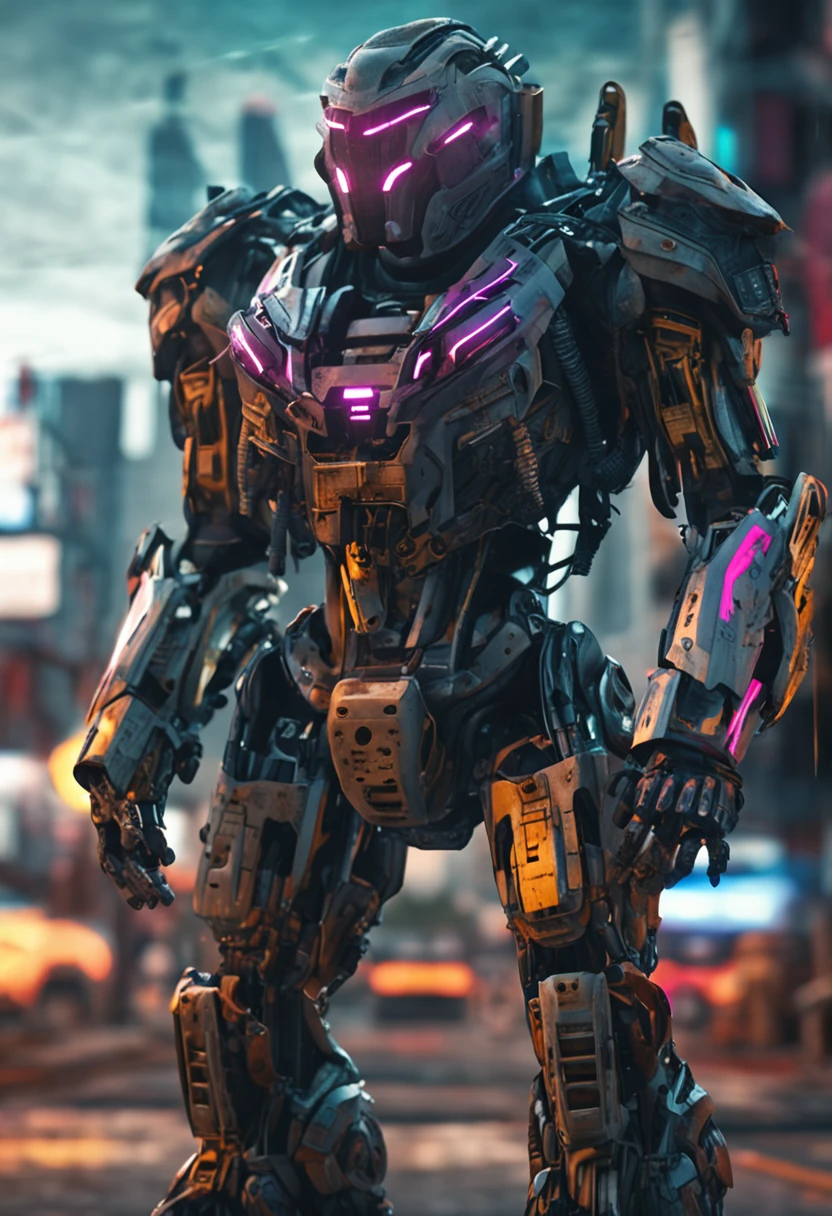 An eagle like destroyer, realistic robot in cyberpunk cyber armor, close-up cinematic portrait, 8k, HDR, ((intricate detail, hyper detailed)), (backlit: 1.3), (Cinematic: 1.3), (Art Station : 1.3)