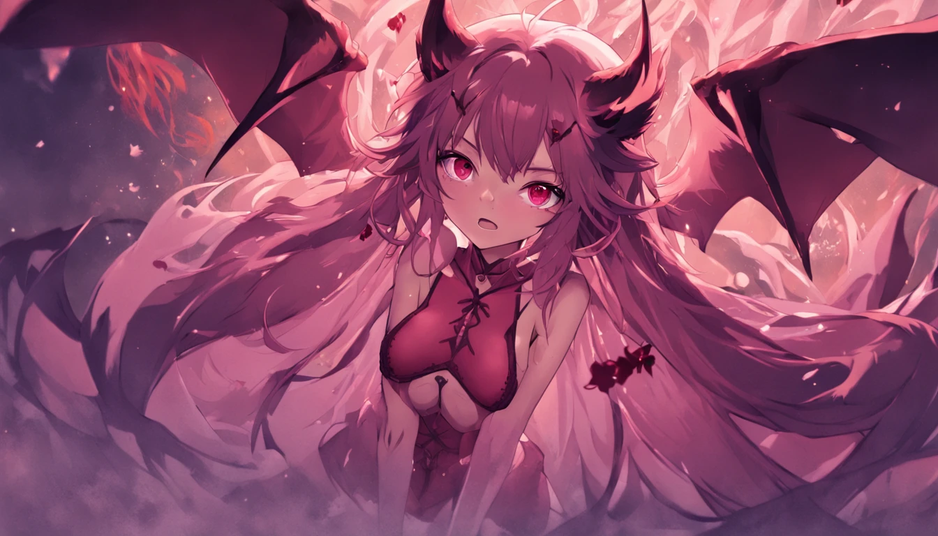 succubus, anime, manga, fantasy, mythology, demi-human, dog ears, dog tail, supernatural, seductive, character design, fictional creatures, mythical beings, folklore, supernatural powers, supernatural features, eye details, fur, fangs, claws, horns, wings, magical abilities, alluring, enchanting, dark fantasy, monster girl, demon girl, erotic, romance, harem, occult, seduction, transformation, primary focus.