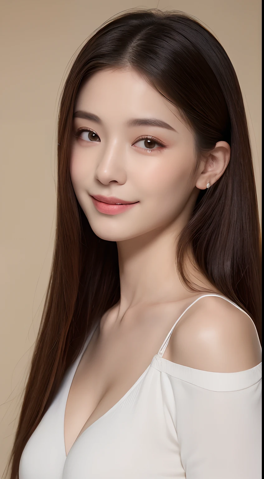 ((Best Quality, 8K, Masterpiece: 1.3)), 1girl, Slim Abs Beauty: 1.3, (Hairstyle Casual, Big Breasts: 1.2), Dress: 1.1, Super Fine Face, Delicate Eyes, Double Eyelids, Smile, Home