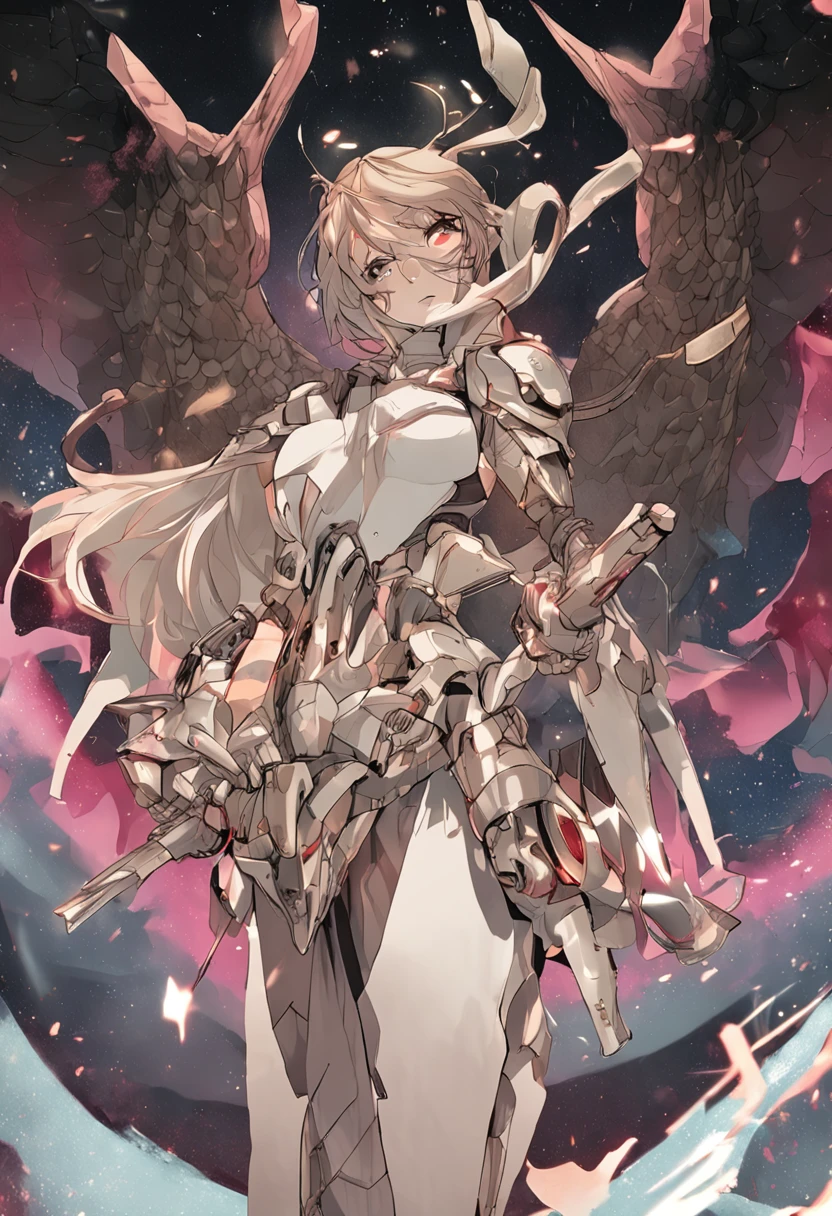 Angel, Mujer, rubio, Con una venda cubriendo sus ojos, Estilo anime, Una armadura cubre su cuerpo.