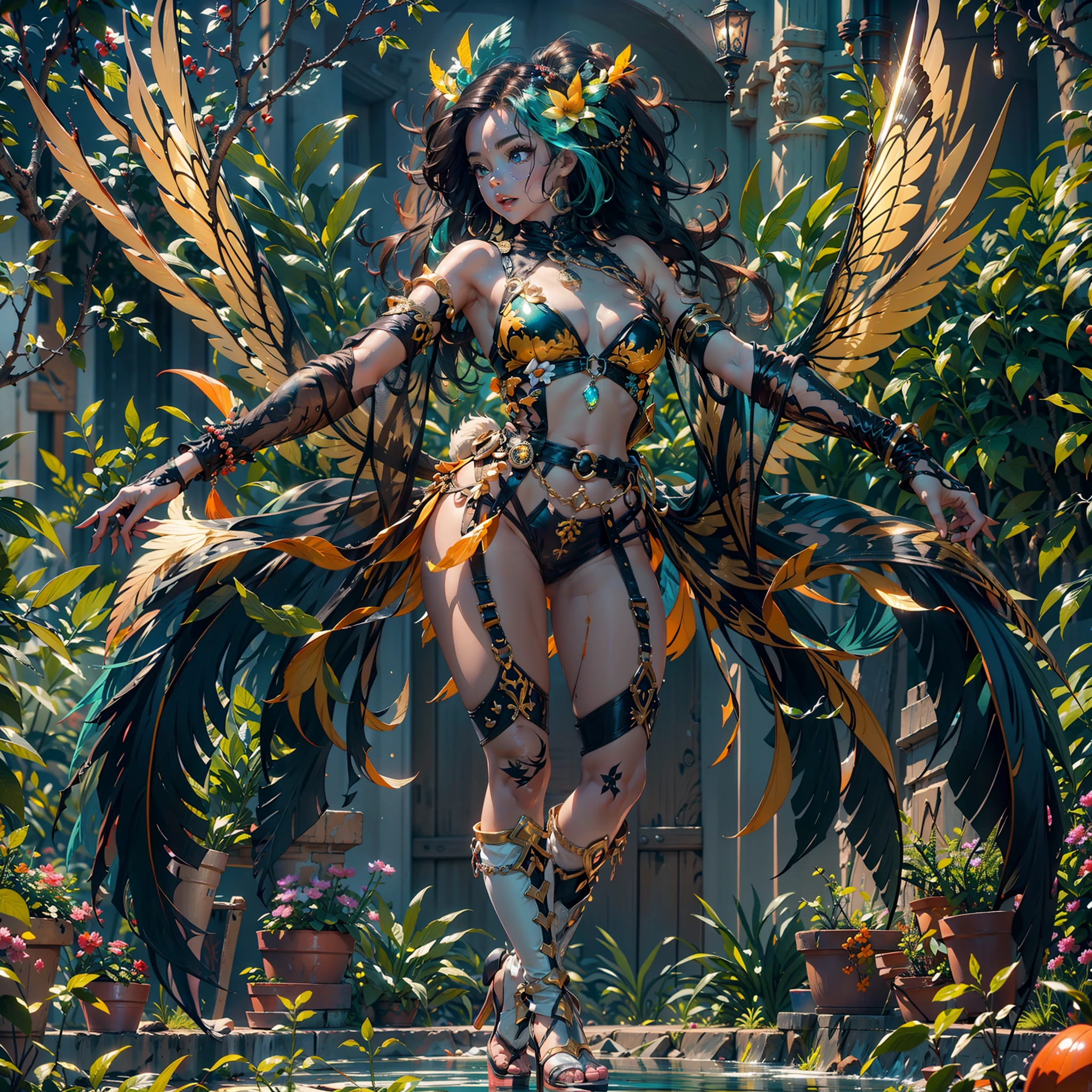Masterpiece epic Sunlight luminescence volumetric lightning contrast global illumination saturate ultra:2 highres meticulously intricate analogique pro-photo-realistic ultra high_quality ultra high_detail optimal accurate cgi vfx sfx reflex 3dcg max color-coded extreme improved Octane_rendered UHD XT3 64K 32K 16K 8K DSLR HDR unrealengine5 romm rgb pbr 3dcg fxaa blu-ray fkaa txaa rtx ssao enhanced ultra_sharpness ecstatic graduate Will-o'-the-wisp pixie sprite iota garden conceptual angel female Jinx glamour walking Chevaleresque "Nicki Minaj" Cosplay aristocratic Goddess surmounted wings surrounded intertwined feather éblouissantes Valkyrie-wings symmetrical athletic Native tanmed skin african hairstyle dreads obvious agate perfect divine cheekbones effects reddened embarrassed lazuli beautiful Eyes Brown Pupils Black Iris Turquoise Sapphires Open Mouth Teeth Smiles tongue wet pilot Jacket Floating fringe Pearls Eccentric Cape Levitating Shoulders-Off chemise blanches dentelles clavicules papillotes reveal breasts falling sideboob felt satin orange corsait yellow spinels thick leather skirt soies assortie amples nombril revealing heart belt_chastity crux diamond cadena pubic scarlet pubis-hairy obvious indigo Size silver adorned padlock Gold thighs legs garters Gothic inox boots decorated onyx, Sun urban Outdoor Forest Beholder "medieval" outfits priestess ruby background equirectangular 360 monastery opal marble deep path ombre Sundrop lantern decorated dramatic mannequin armor chrome chain flat bands fathoms "Heavy Metal" richly lys rune rose ornate emerald plasma glyph Tourmaline wood Earth engraving lava magic summon monster viceroy incandescent Crystalline invocation creature Queen Bee (EOS R6 135mm 1/1250s f/2.8 ISO400) bees conjuration monarch flowering butterfly dog howling floraison Shiba_Inu CGSCOSITY Hearth Ark Church "Ouroboros" Caduceus Hermes mythology Cathedral chef-d' tatoo Bruce_Weber sex girl naked nsfw varied multi etc.