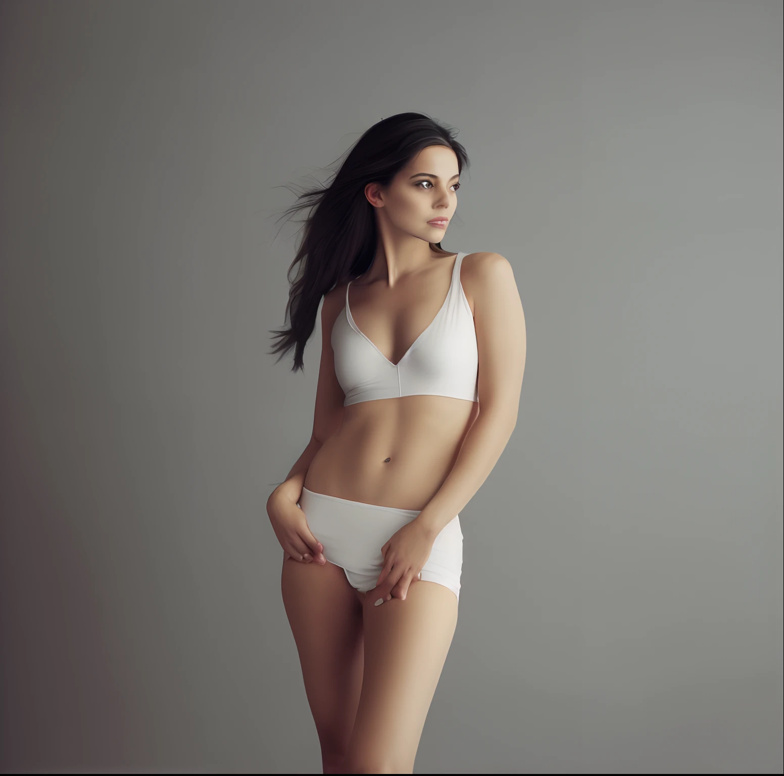 Beautiful woman without clothes