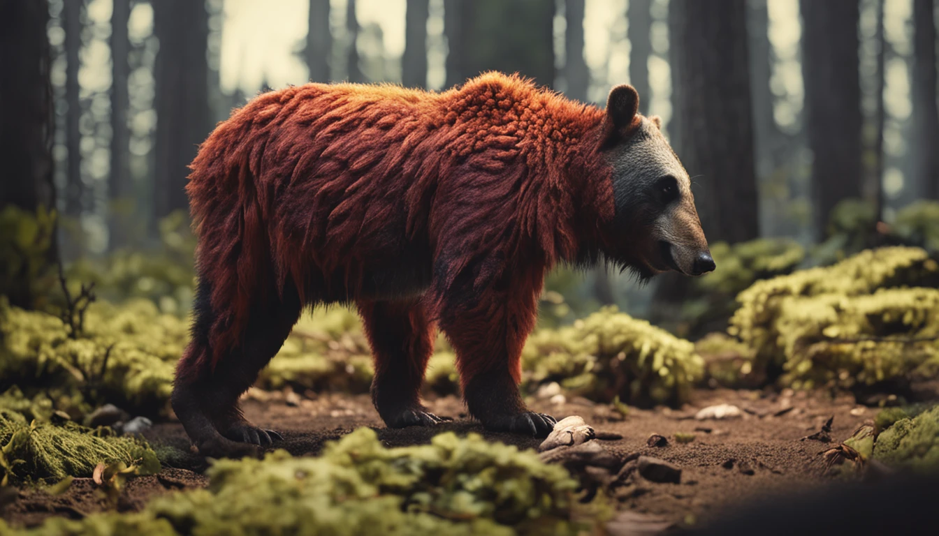 animals in the forest reconstruction