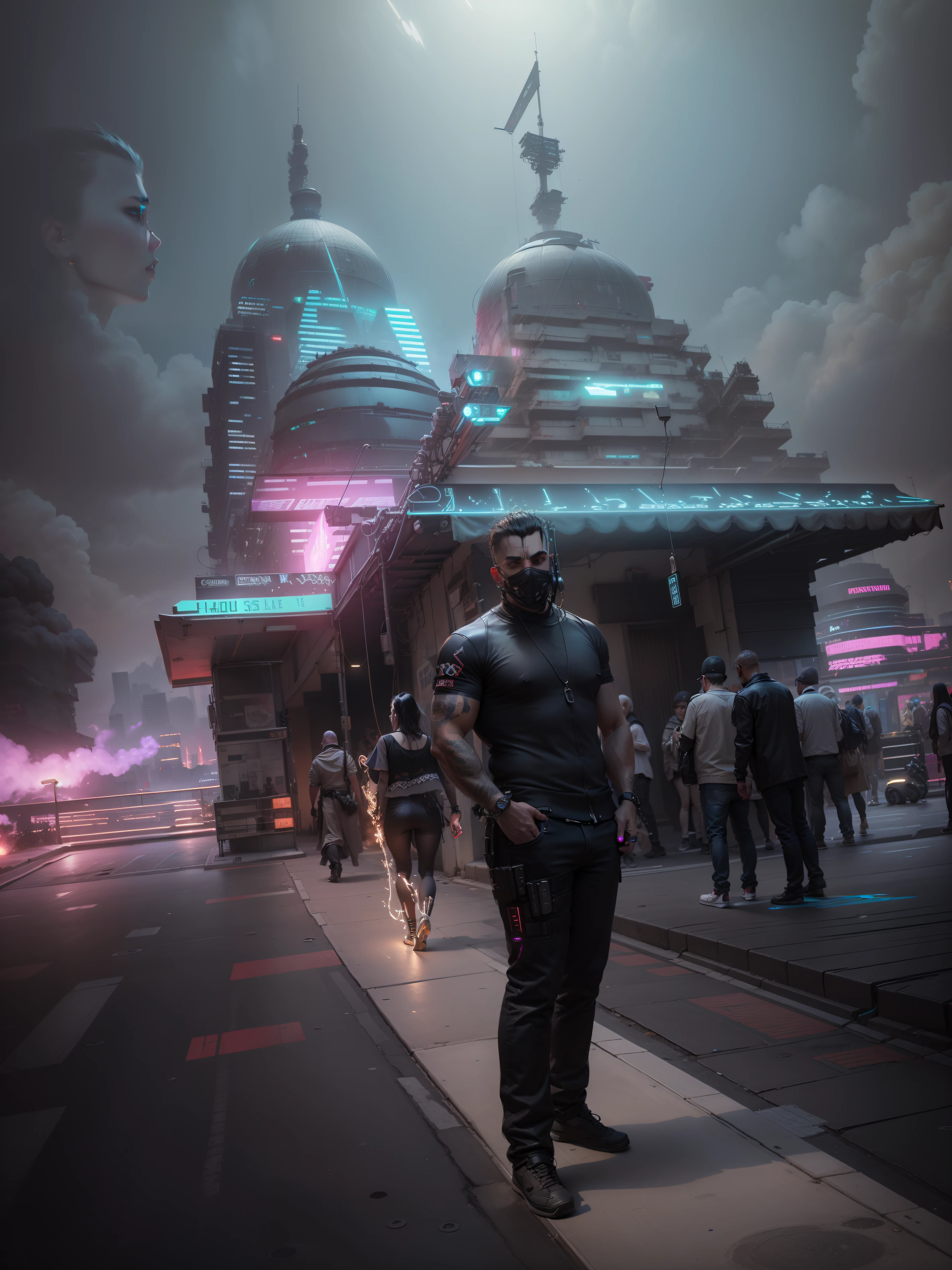 Change background, cyberpunk,realistic fase 14k realistic fase,ultra realistic fase, gangster