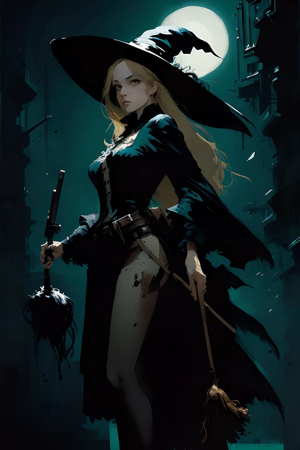 (style of ashley wood), witch