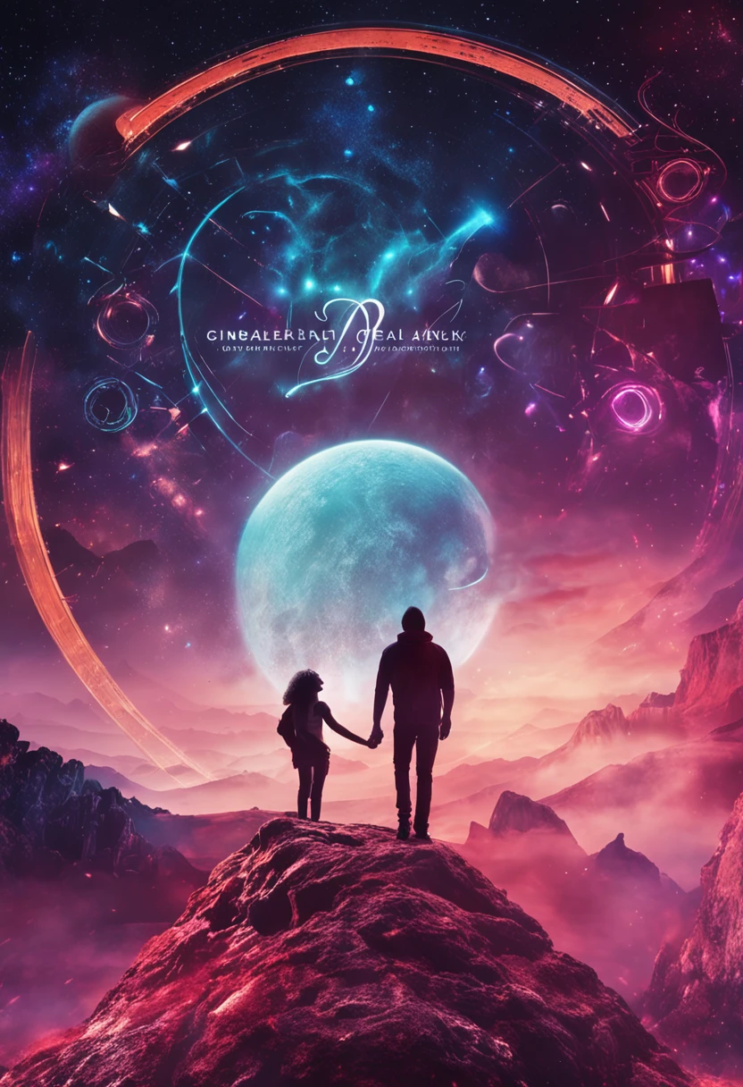 a romantic acrostic with the word Gabriela, cosmic, universal,magical kiss, cyberpunk, 16k