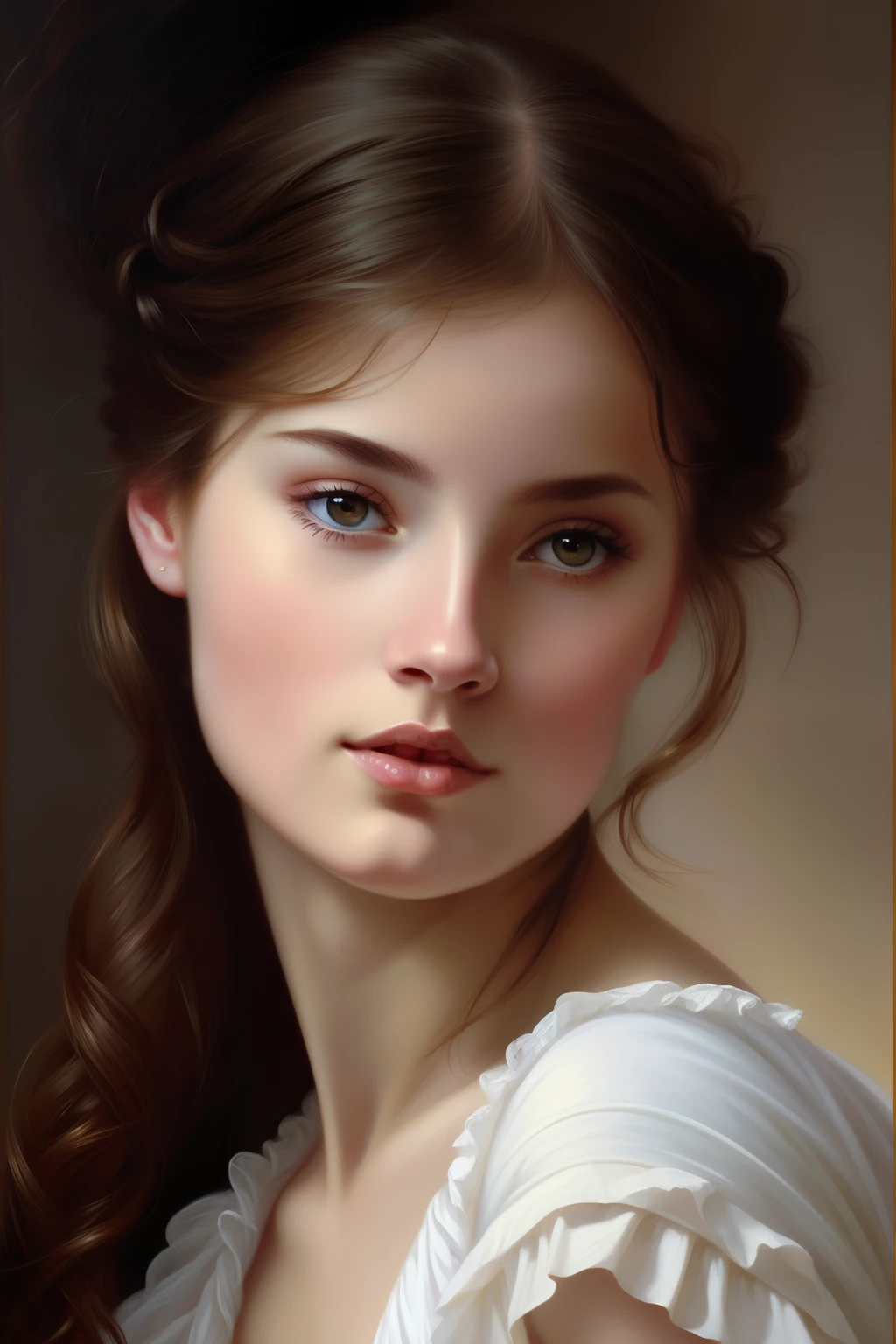 painting of a woman with a rose in her hair, romanticism portrait, beautiful character painting, artgerm and william bouguereau, by Roberto Ferri, oil painting of realistic woman, realistic spanish woman painting, adi granov, beautiful portrait oil painting, art of edouard bisson, magali villeneuve', elegant digital painting