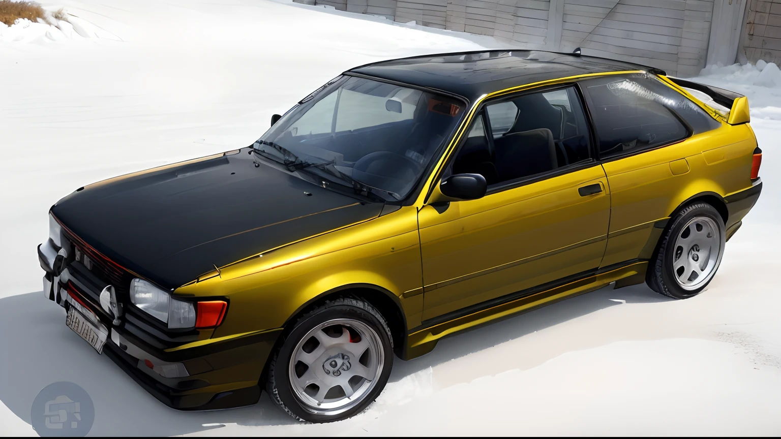 (VOLKSWAGEM GOL GTI ANO 1992 AMARELO COM RODAS PRETAS DE TALA BEM LARGA),(FULLl View) ,Cores 64 k, ( AMARELO)),4D ,rota 66 512k,detalhes