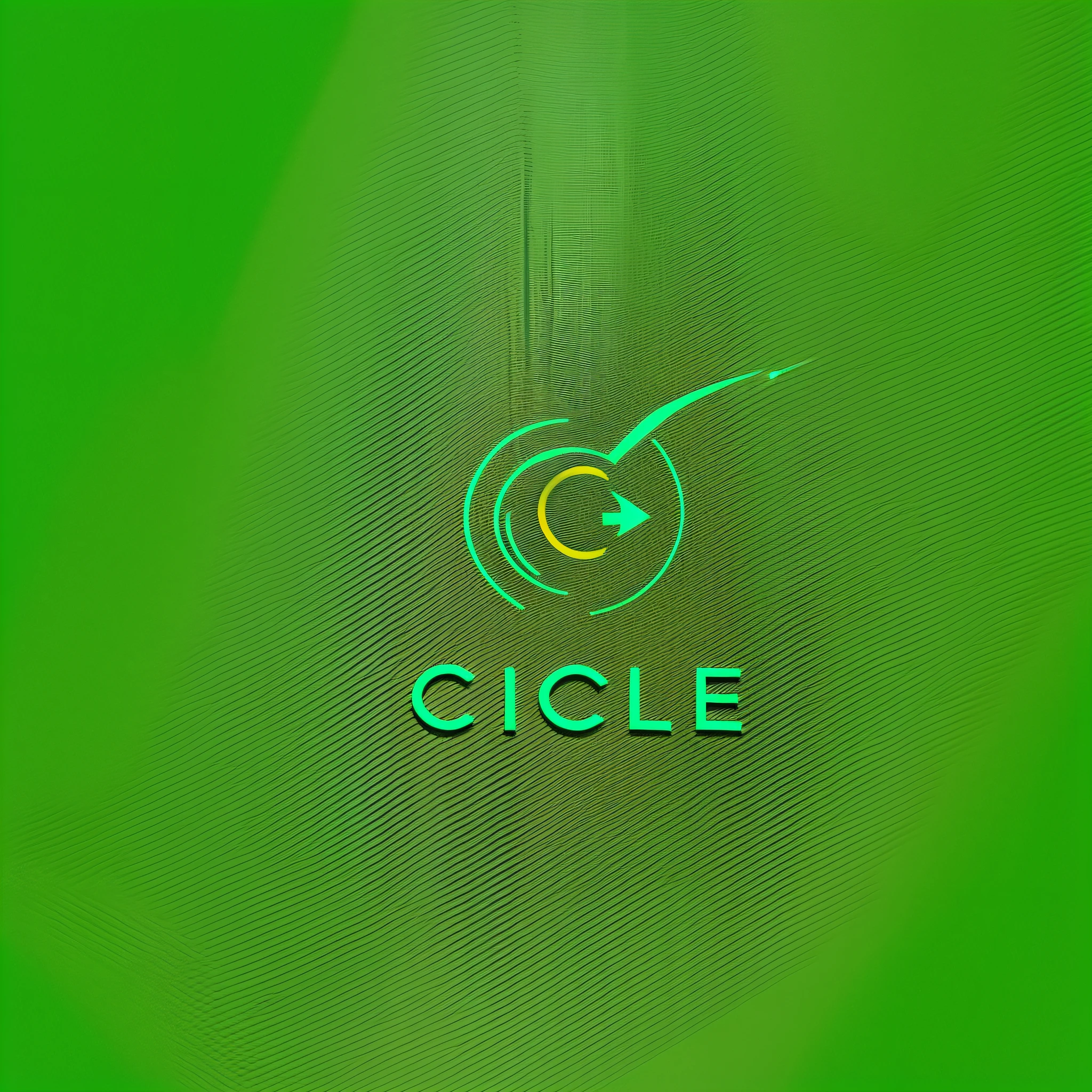 Crie uma logo com o nome "ciclo" based on electronic music