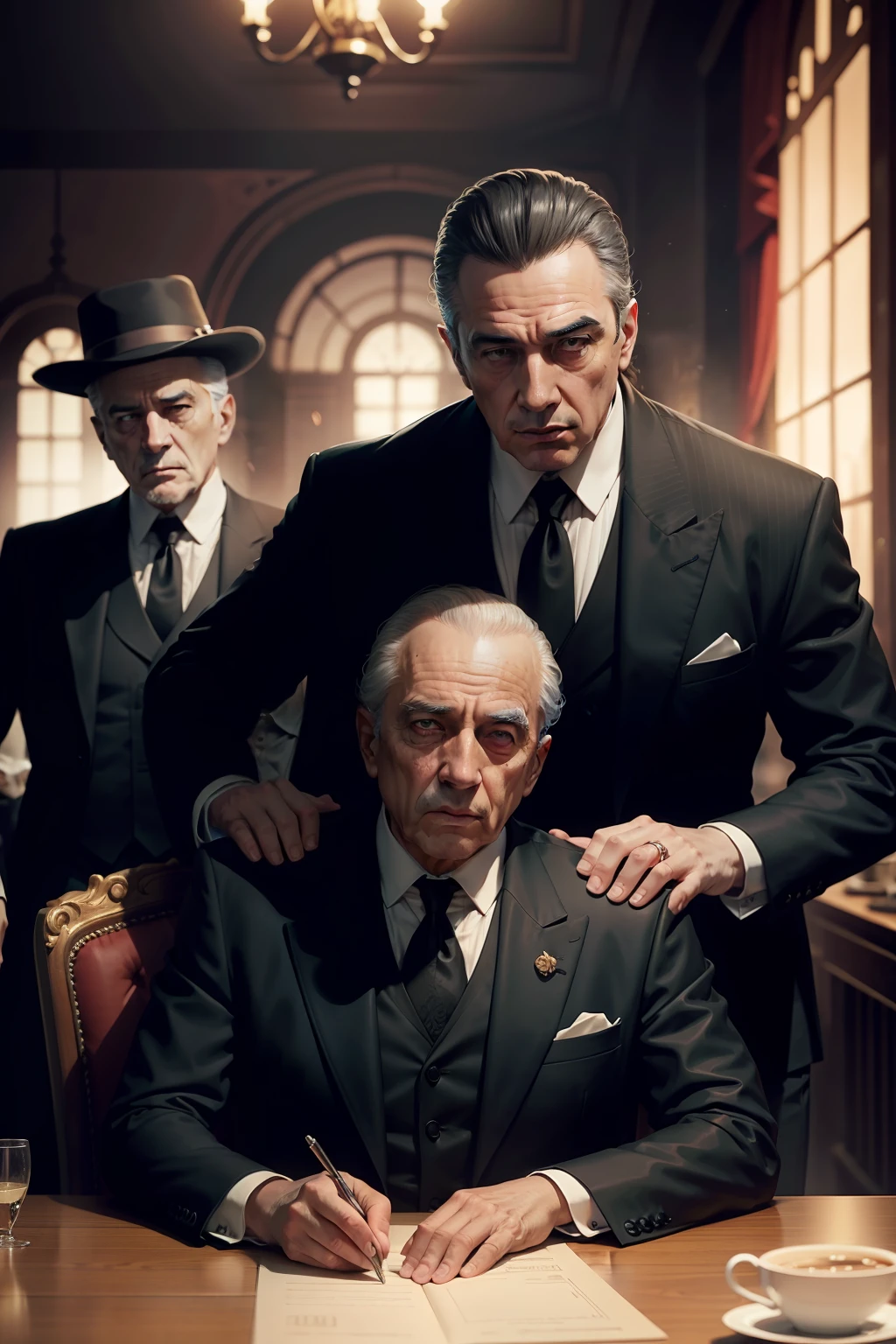 Godfather Mafia Meeting