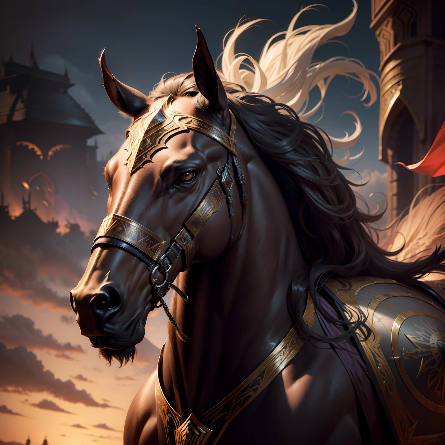 (((masterpiece:1.4))), (highest quality:1.4), (Ultra-high resolution:1.4), (best quality:1.2), (ultra detail:1.3), horse, realistic :1.4, ultra detailed skin