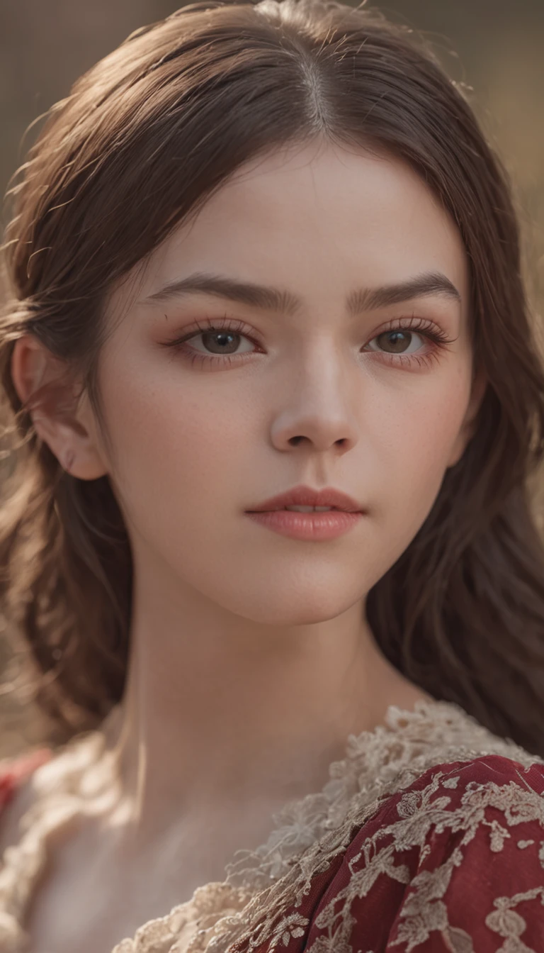 top-quality、masterpiece、超A high resolution、Full body portrait、(Photorealsitic:1.4)、Raw foto、Natalie with black eyes、Detailed facial texture、Spaniard、