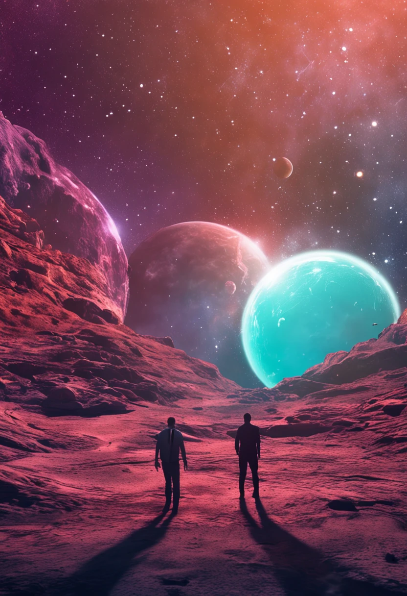 cosmic landscape,outerspace,Um portal se abre acima da Terra,Inside the portal is another parallel universe, Terra,Frota espacial,,sci-fi movie,Realiy