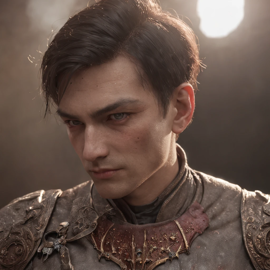 (professional 3d render:1.3) af (Realistic:1.3) most beautiful artwork photo in the world，Features soft and shiny male heroes, ((Handsome guy)), Full body 8K unified rendering, action  shot, skin pore, very dark lighting, heavyshading, Detailed, Detailed face, (vibrant, photograph realistic, Realistic, Dramatic, Dark, Sharp focus, 8K), (Old leather garments damaged by weathering:1.4), ((((in blouse wearing)))), (Intricate:1.4), rays of sunshine, (Highly detailed:1.4), Digital painting, rendering by octane, art  stations, concept-art, smooth, Sharp focus, illustration, Art germ, (Xiao Zhan:0.23), Xiao Zhan, (Global illumination, Studio light, volumettic light), heavy rain, particles floating, Pan, fantasy, elf, full bodyesbian, ((Upscale hotels)),CGSesociety,art  stations