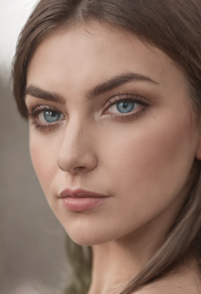 loira atraente olhos azuis