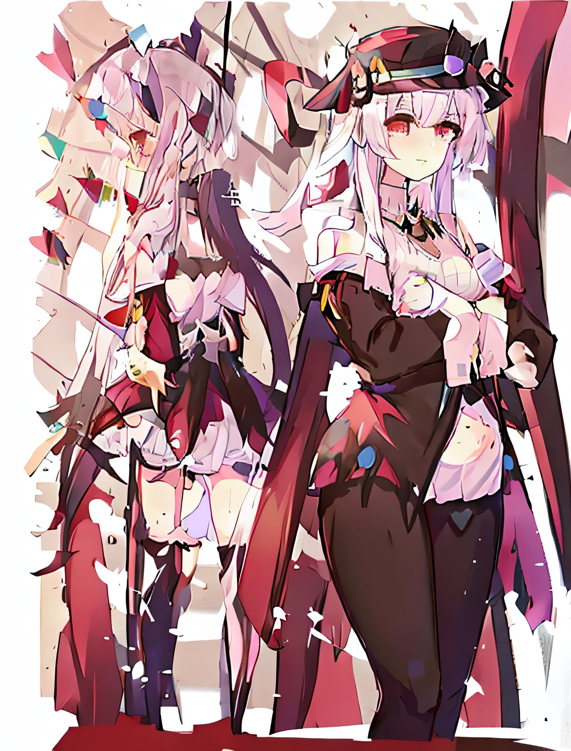 anime characters dressed in costumes and hats standing next to each other, Personagens de Azur Lane, magia de elenco de bruxa de anime de paquera, de um Dia dos Namorados Ramletal, Estilo de pista Azur, academia bruxa, de arknights, Do videogame Azur Lane, Wlop e Sakimichan, Genshin, de meninas da linha de frente, Jazza e Rossdraw