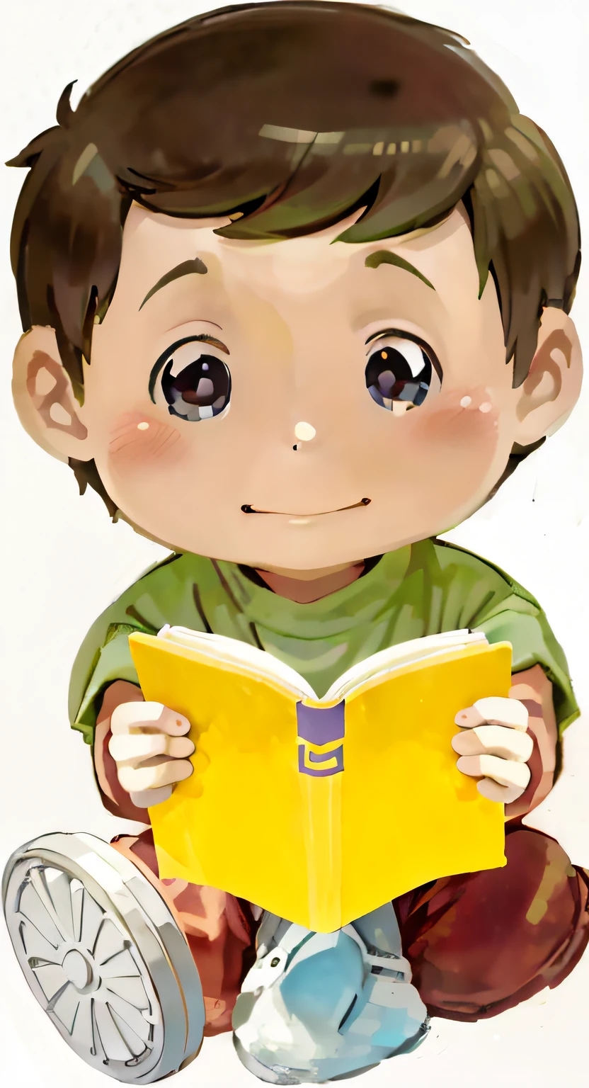 menino dos desenhos animados lendo um livro, illustration of children's books, colorful kids book illustration, Lendo novo livro, he is holding a large book, illustration of children's books, illustration of children's book, illustration of children's books, cartoon illustration, Ler um livro, children's book style, illustration of children's book, illustration for children's book, livro infantil, menino bonito, story book illustration, Cartoon style illustration