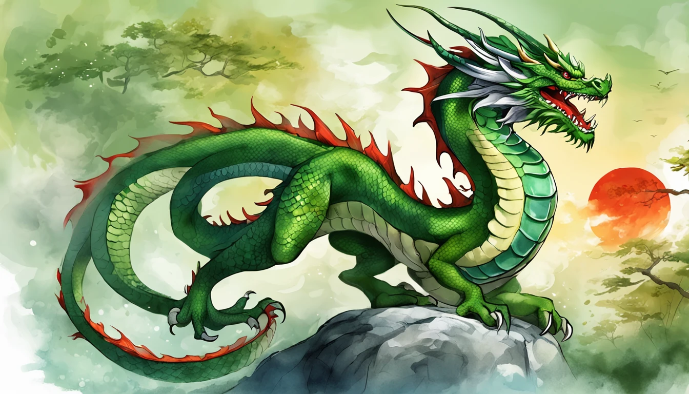 make me a black and white drawing of a dragon ball character Shenlong