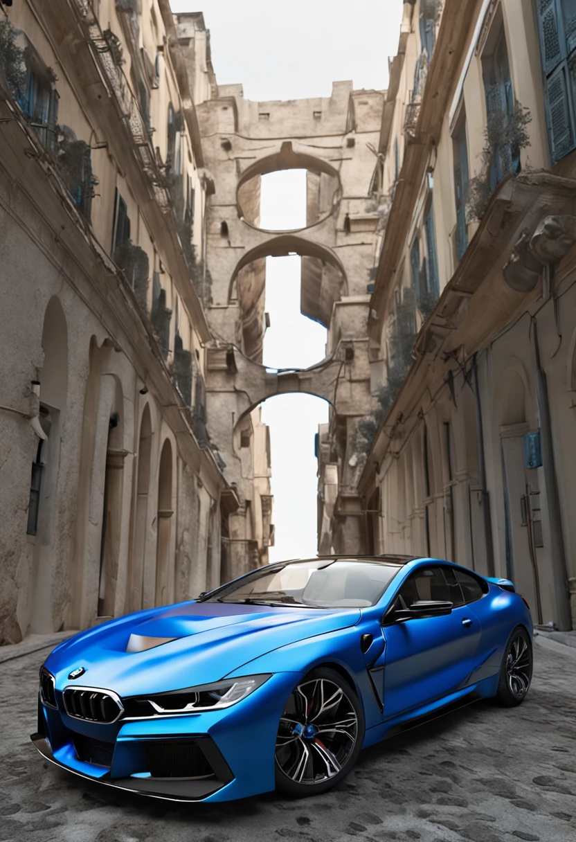 bmw stock m8 jahre f80 ,color macao blue, on the road, cliff, sunny, ocean, ultra realistic, image,Shadows, Rough, Ray Tracing Reflections, Lumen Reflections, Screen Space Reflections, GB Displacement, Scan Lines, Ray Traced, Ray Tracing Ambient Occlusion, Anti-Aliasing, FKAA, TXAA, RTX, SSAO, Shaders, OpenGL-Shaders, GLSL-Shaders, Post Processing, Post-Production, Cel Shading, Tone Mapping, CGI, VFX, SFX, insanely detailed and intricate, hypermaximalist, elegant, hyper realistic, super detailed, dynamic pose, photograph, cinematic, reflections, hyper-detailed --v 4