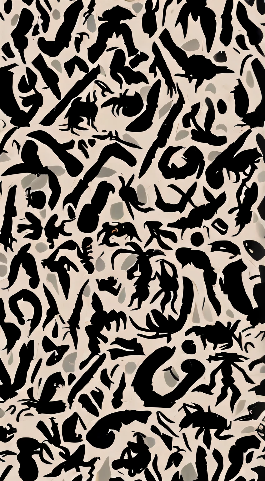 (unity 8k wall paper、ultra-detailliert、Beautifully Aesthetic、masterpiece、top-quality)、((beautiful painting style))、Best Quality、highly detailed figure、((Lovely tribal black scorpion))、Ink covered with gouache、