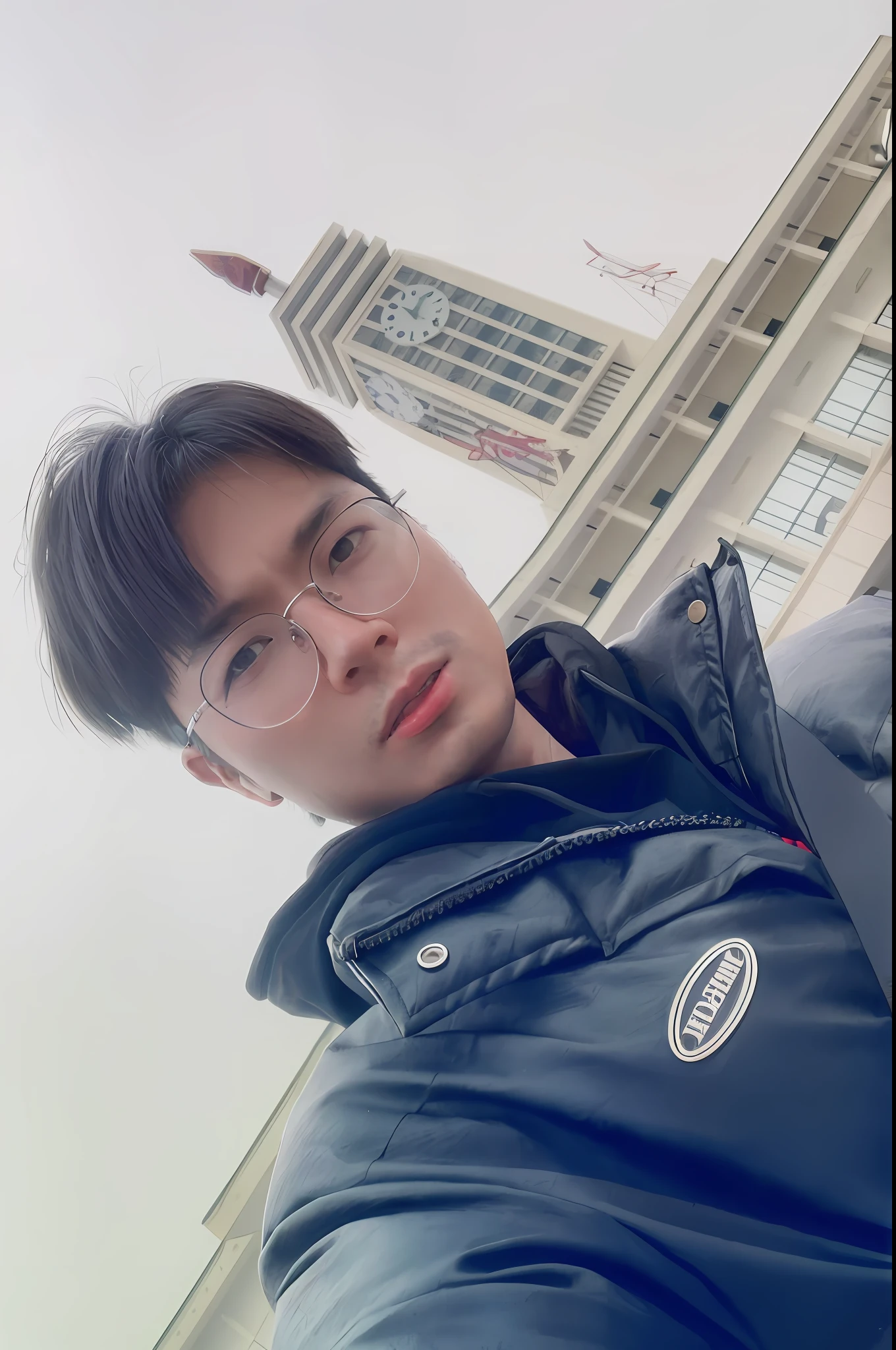 There was a young man wearing glasses and a gray shirt, 2 7 years old, 2 8 years old, professional profile picture, 2 9 years old, 2 3 years old, headshot profile picture, yanjun cheng, 3 2 - year - old, Liang Xing, 2 2 years old, 2 4 years old, With glasses, Lin Qifeng, xintong chen