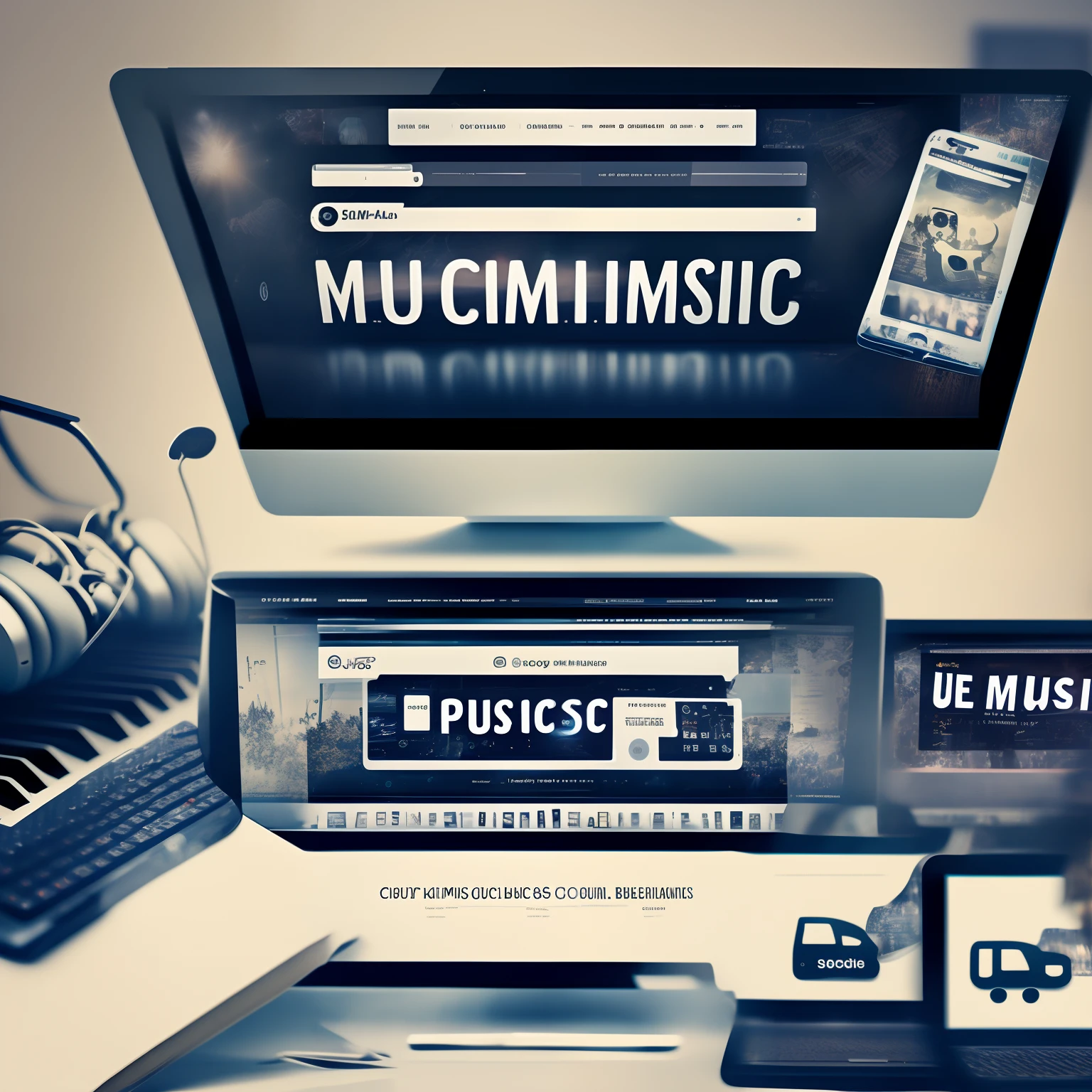 For e-commerce，Music background，Pure background