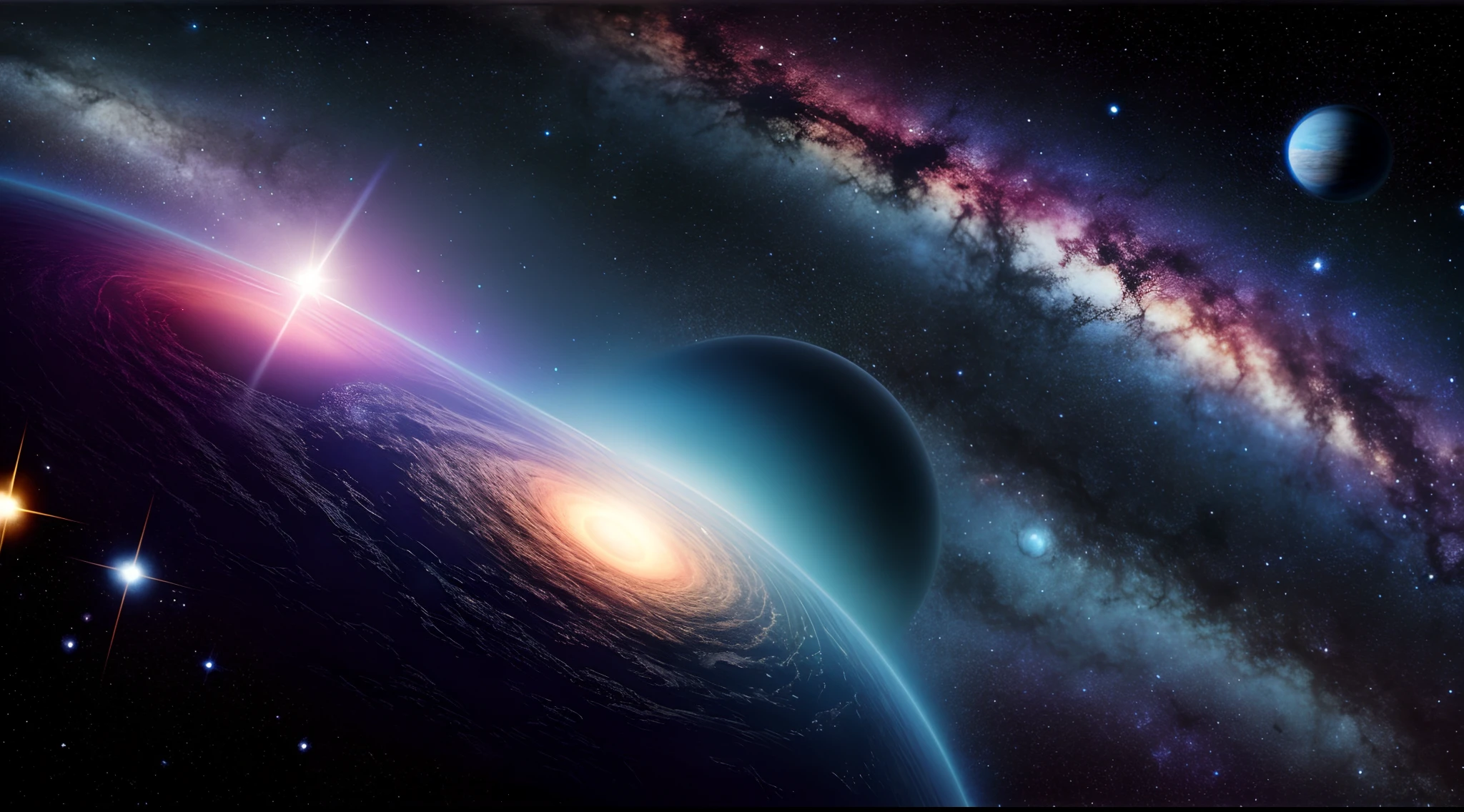 masterpiece、top-quality、hightquality、Highly detailed CG Unity 8K wallpapers、depth of fields、nffsw、Photorealsitic、ighly detailed、Convoluted、High Details、Chains across the screen、kosmos、kosmos、intergalactic、stele、planetes、astronault、kosmos、Um ser celestial、nebulas、black hole、solar system、cosmic ray、supernova、Deep space、Um ser celestial