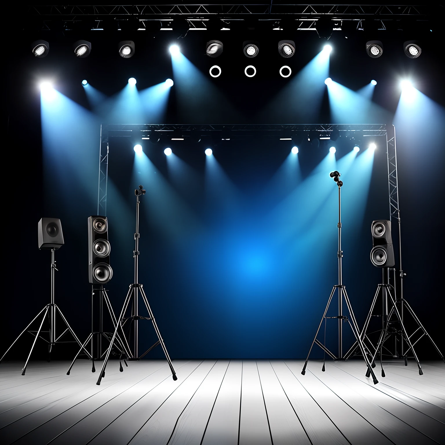 For e-commerce，Stage background，Pure background，There are sound speakers