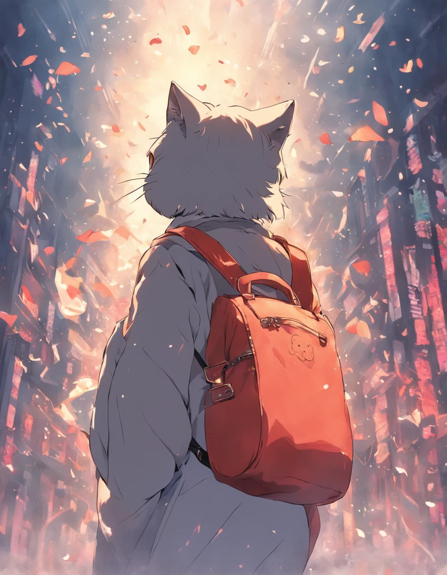 Cat-shaped bag