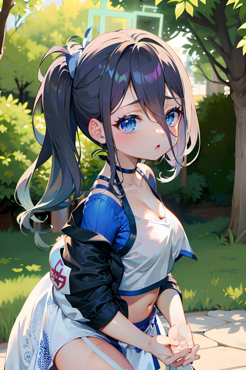 1人,(,whip and petite short stature,,,,,,,,,,,,,,),Young and cute idol face、(Lorioppai)(Clothed big breasts , Loleasts,String pants)Double piece with hands raised (Bra with exposed shoulder straps、) Huge breasts,