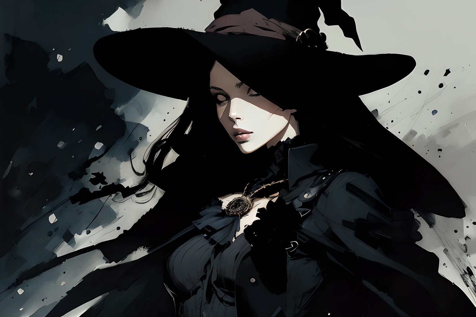 (style of ashley wood), witch