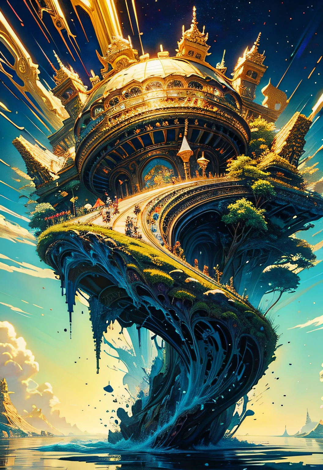 (​masterpiece、top-quality、top-quality、Beautifully Aesthetic:1.2)、(Artistic and delicious-looking gorgeous cake)、ighly detailed、(Fractal Art:1.3)、colourfull、highestdetailed