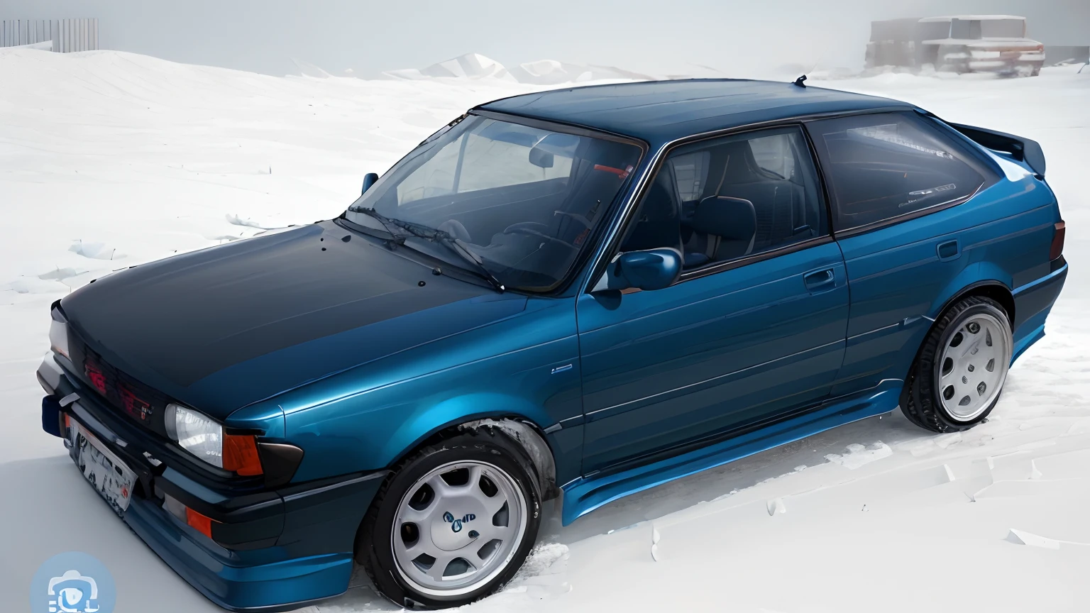 (VOLKSWAGEM GOL GTI ANO 1992 AZUL COM RODAS MOMO PRETAS DE TALA BEM LARGA),(FULLl View) ,Cores 64 k, (AZUL)),4D ,rota 66 512k,detalhes ,Insulfilm,neon city Japan