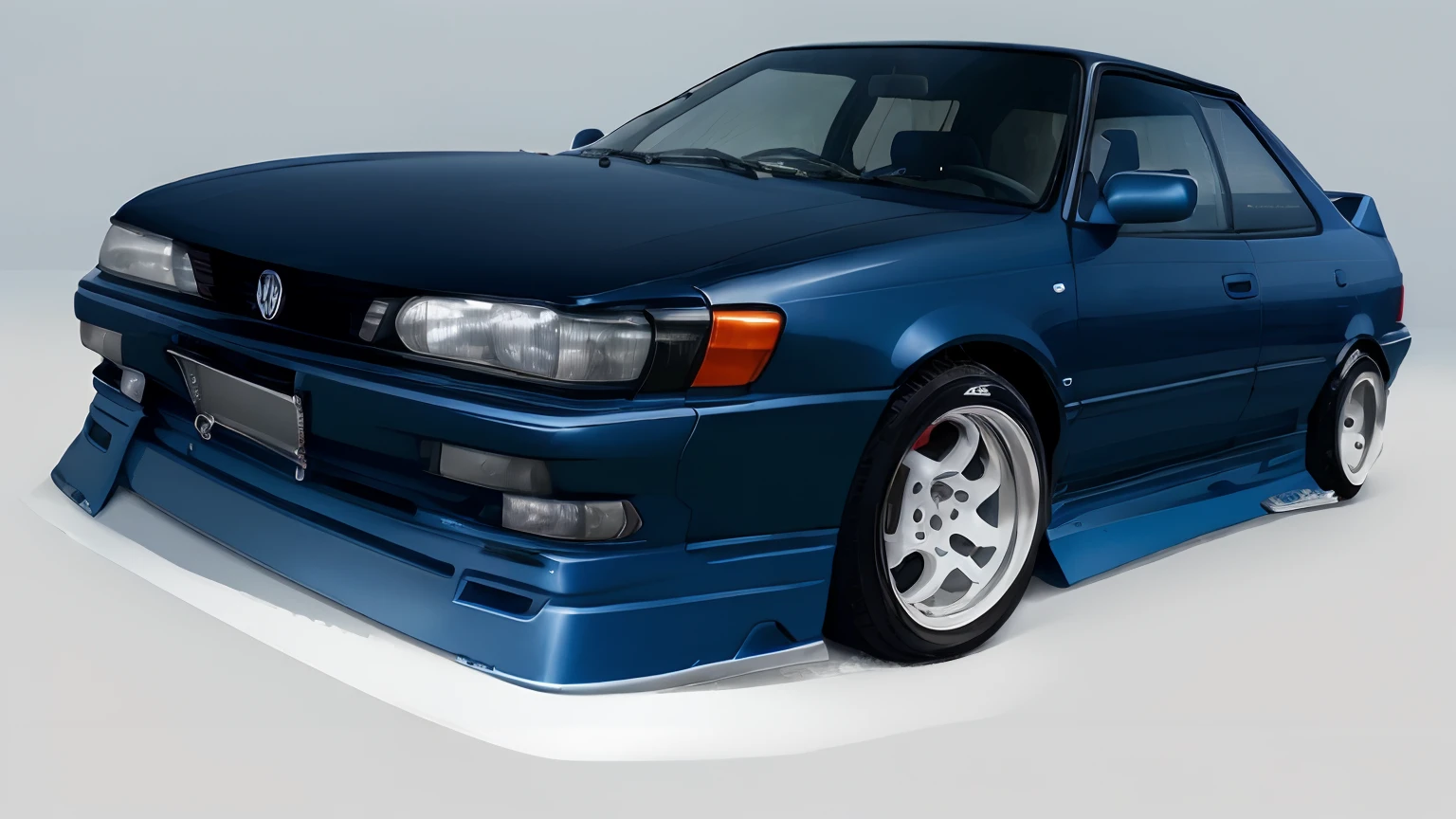 (VOLKSWAGEM GOL GTI ANO 1992 AZUL COM RODAS MOMO PRETAS DE TALA BEM LARGA),(FULLl View) ,Cores 64 k, (AZUL)),4D ,rota 66 512k,detalhes ,Insulfilm,neon city Japan